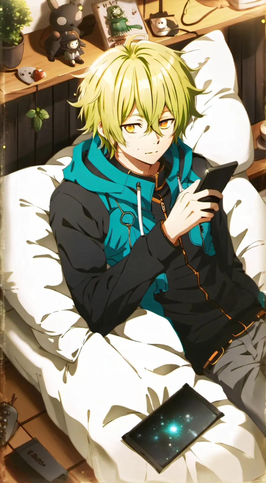 ai character: deku background