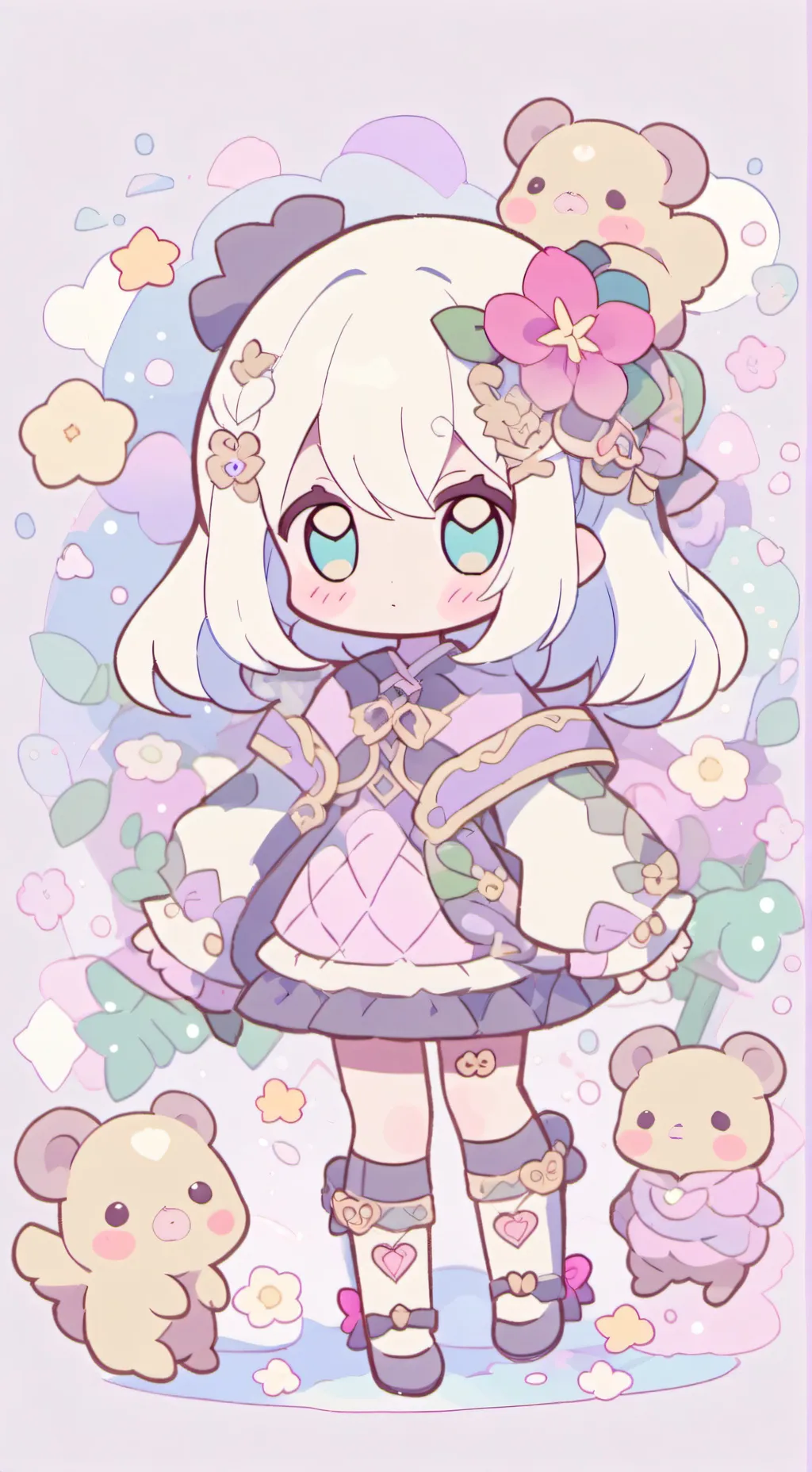 ai character: fruitcakrr background