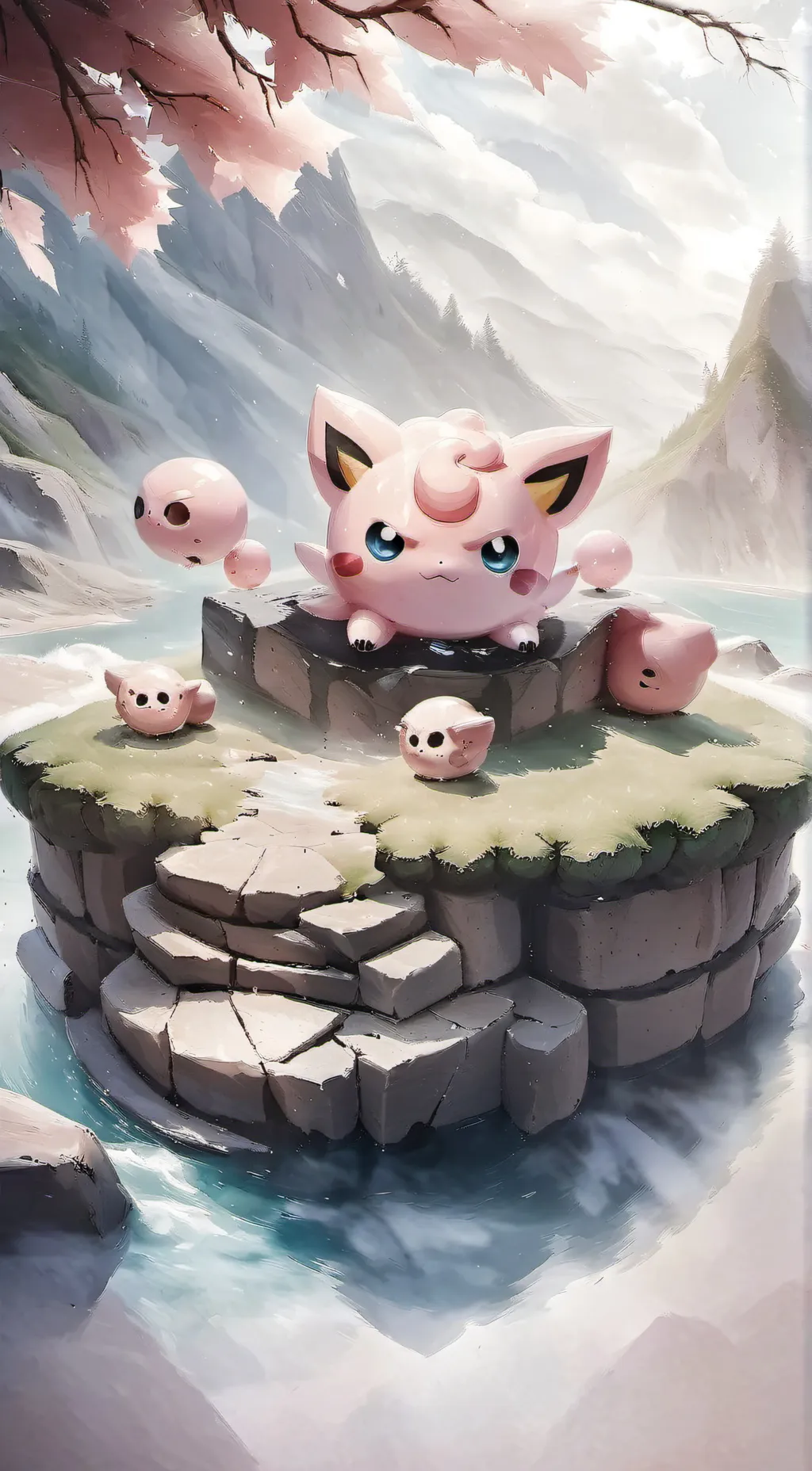 ai character: jigglypuff background