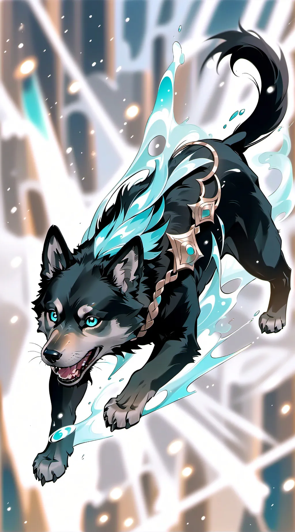ai character: Perros en guerra  background