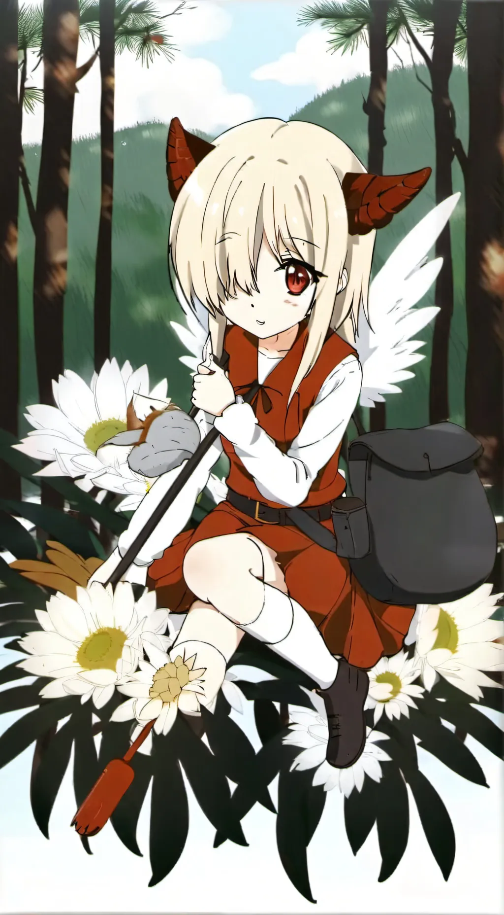 ai character: * . ౨Hanna౿  ✧ ׂ background