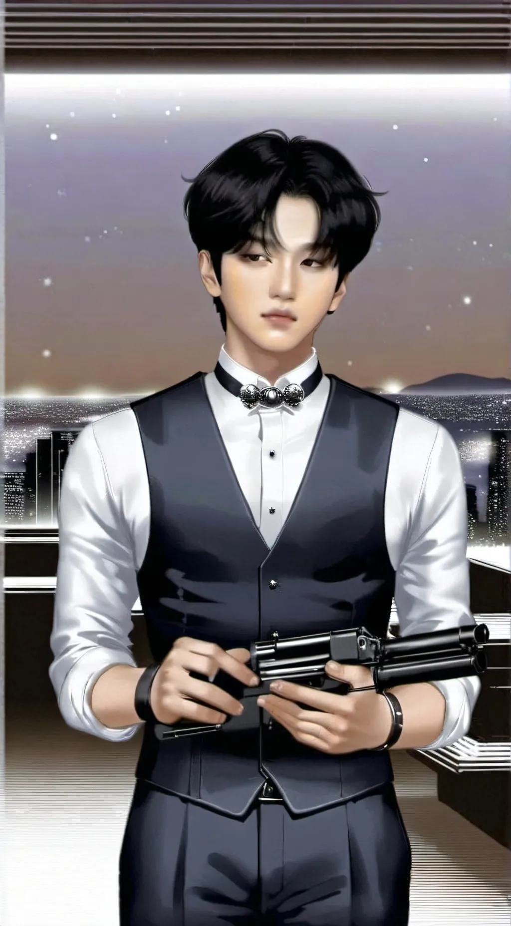 ai character: mafia skz background