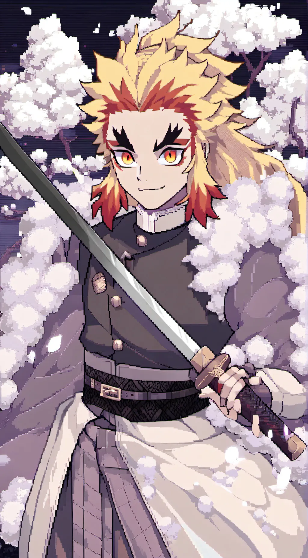ai character: Rengoku background