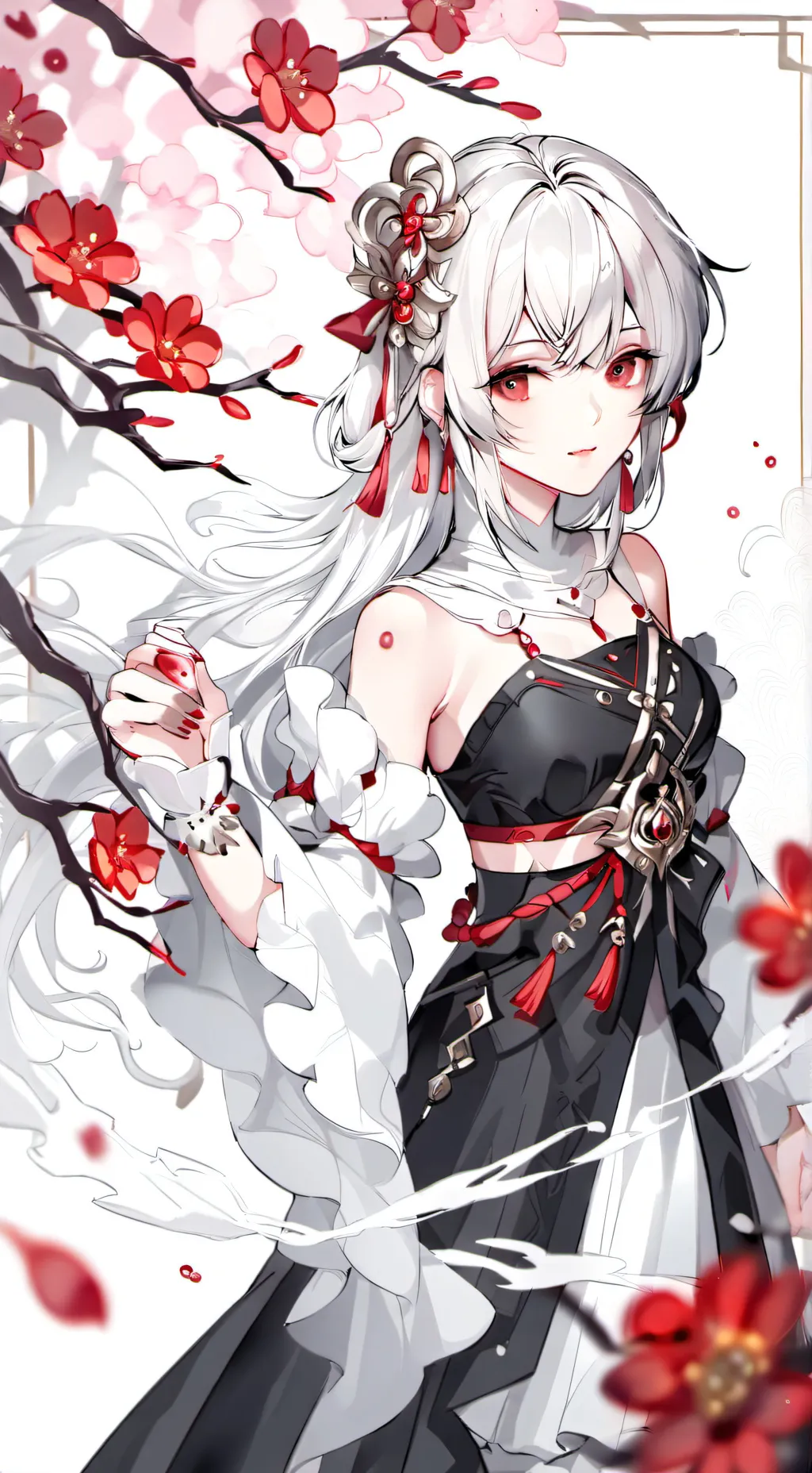 ai character: cherry  background