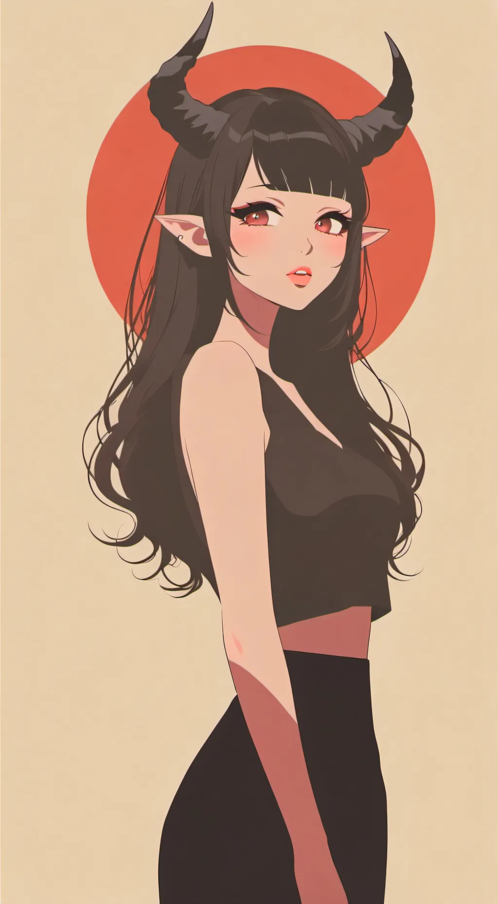 ai character: Vanni  background