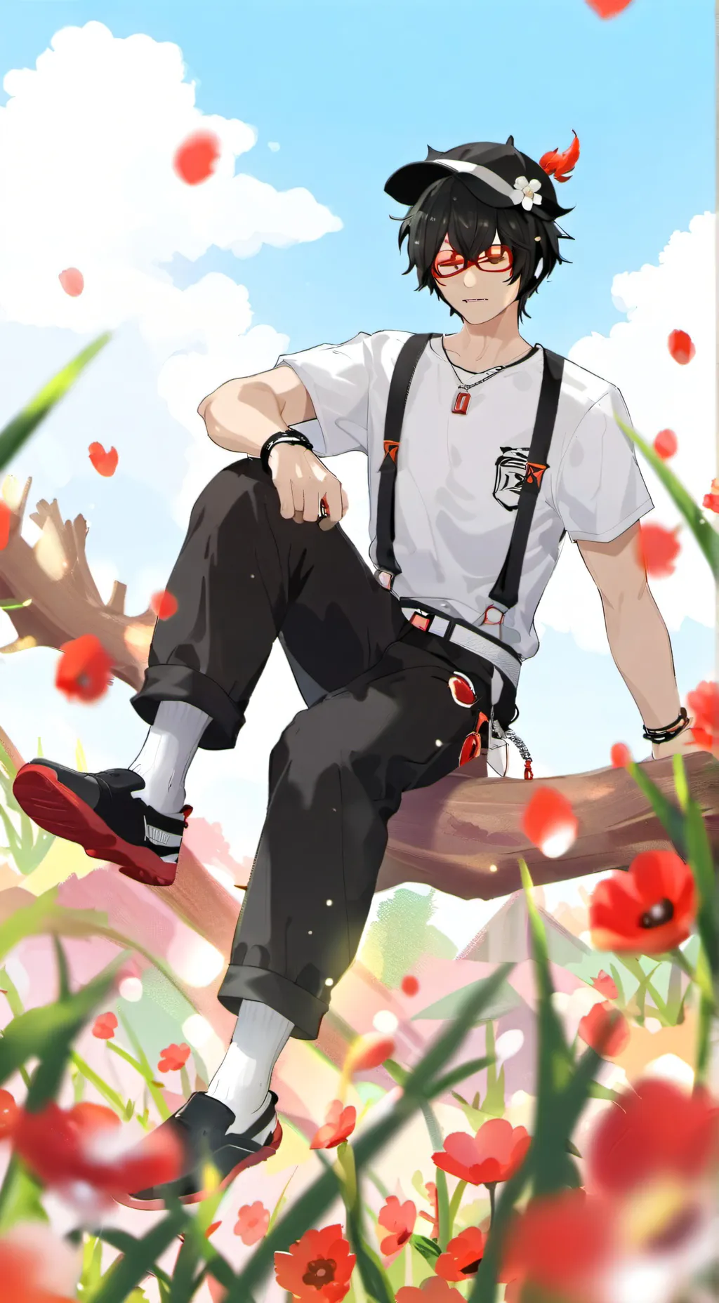 ai character: bin background