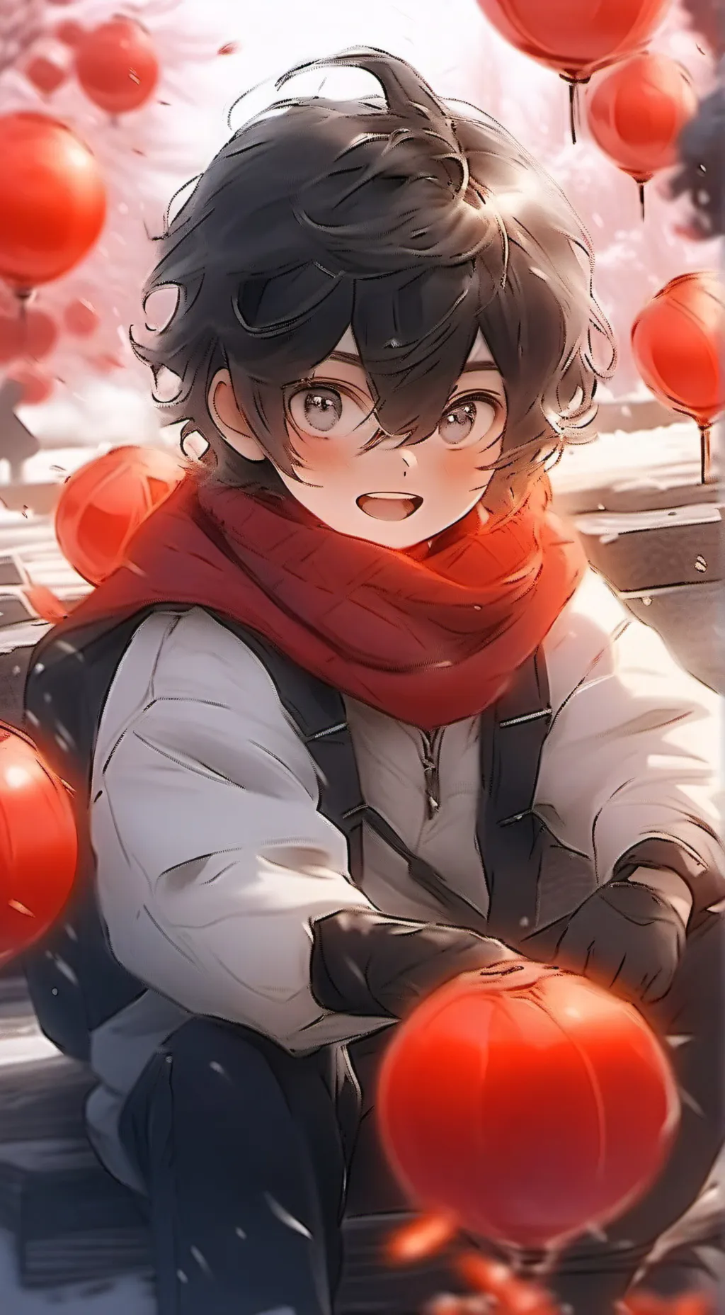 ai character: MHA flores 🟡 background