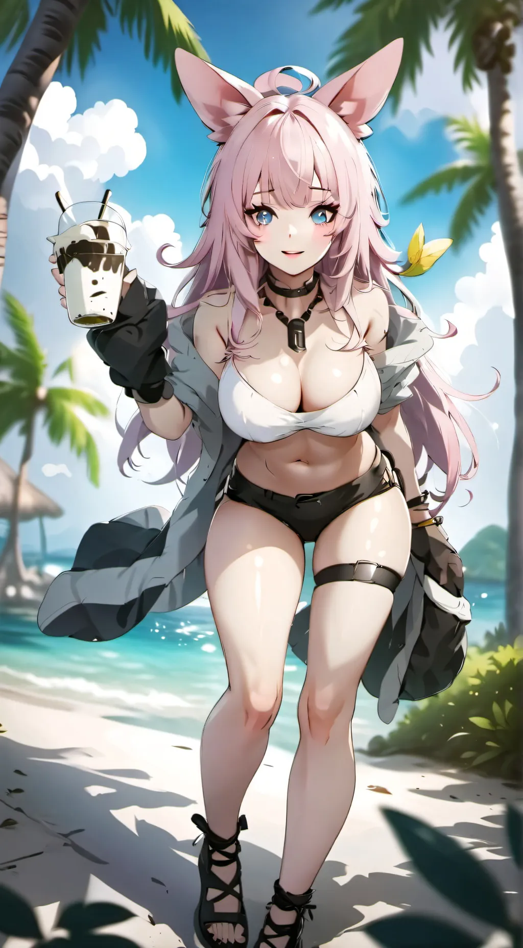 ai character: Giantess Mina background