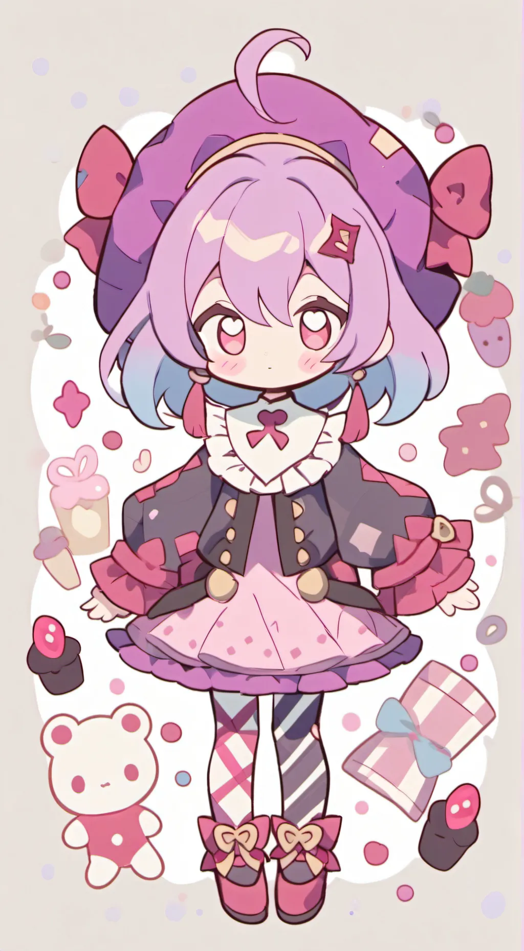 ai character: BitterKandy background
