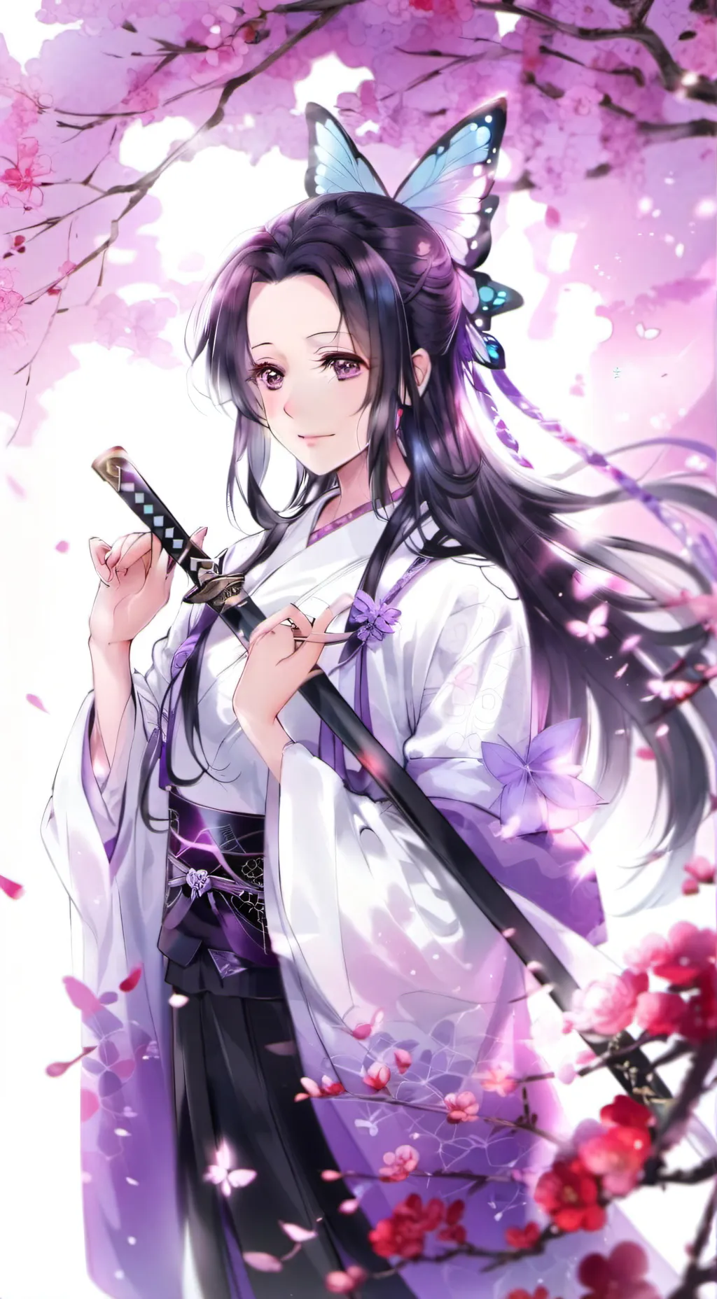 ai character: me gusta Shinobu background