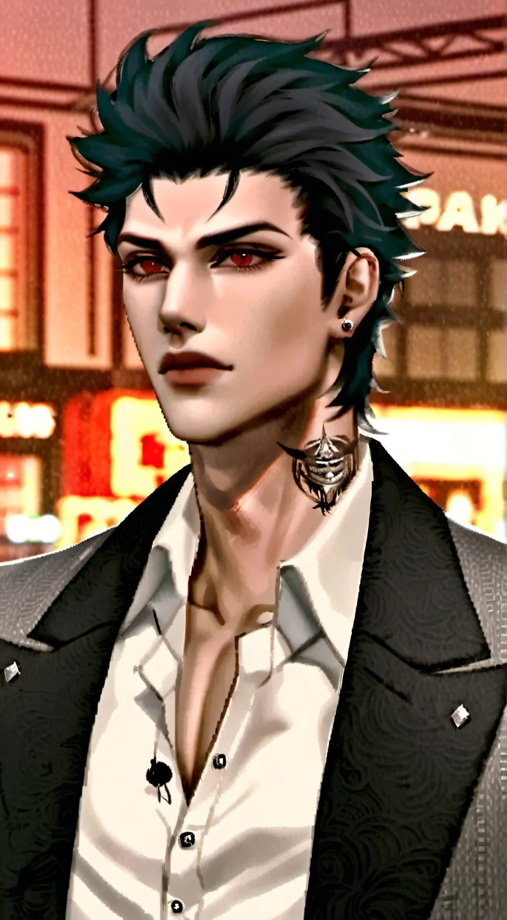 ai character: Asher Glory background
