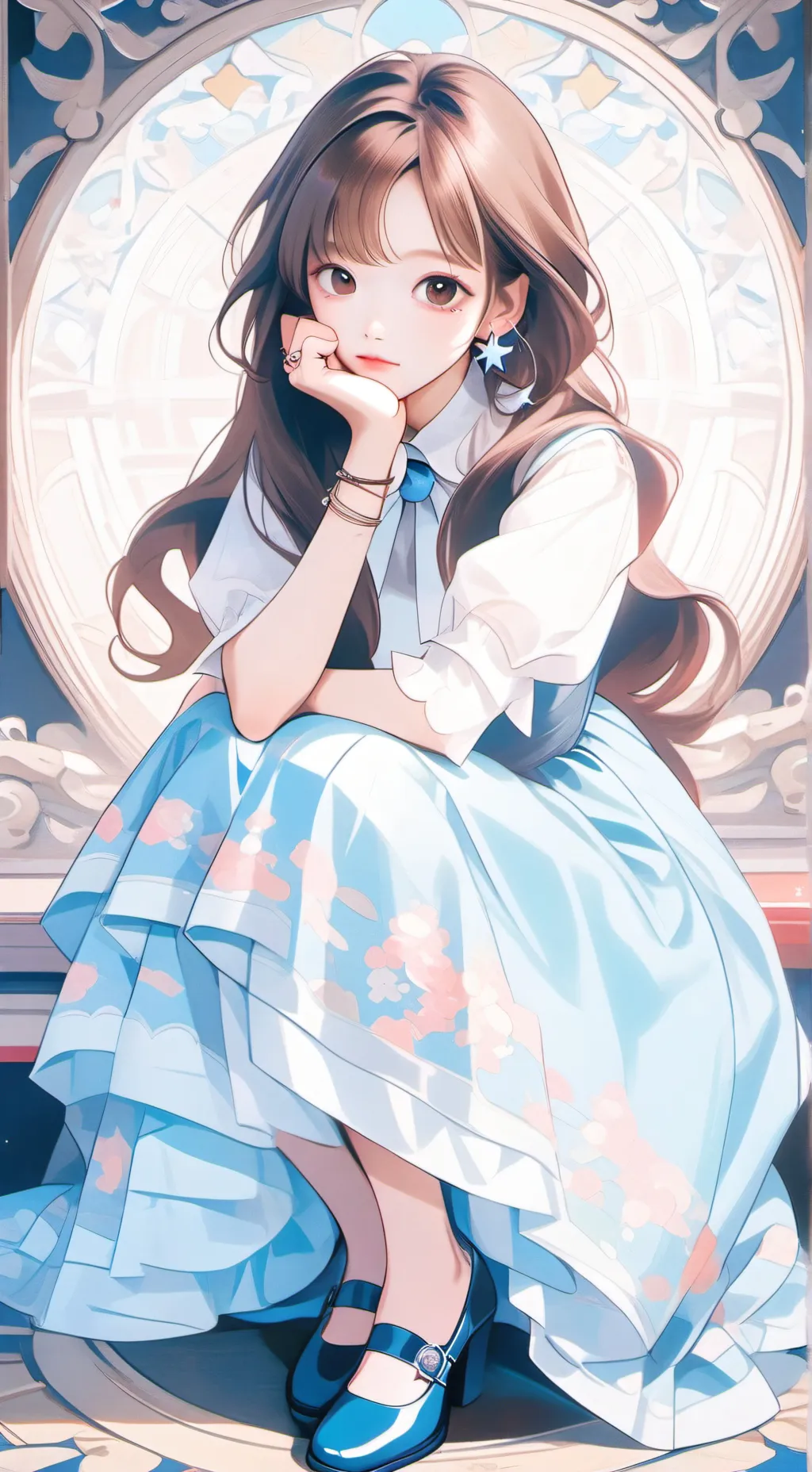 ai character: Sakura Miyamoto background
