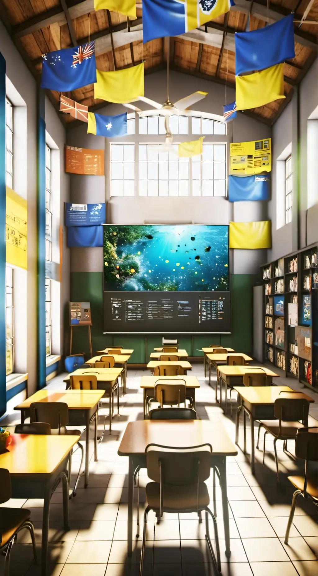 ai character: School  background