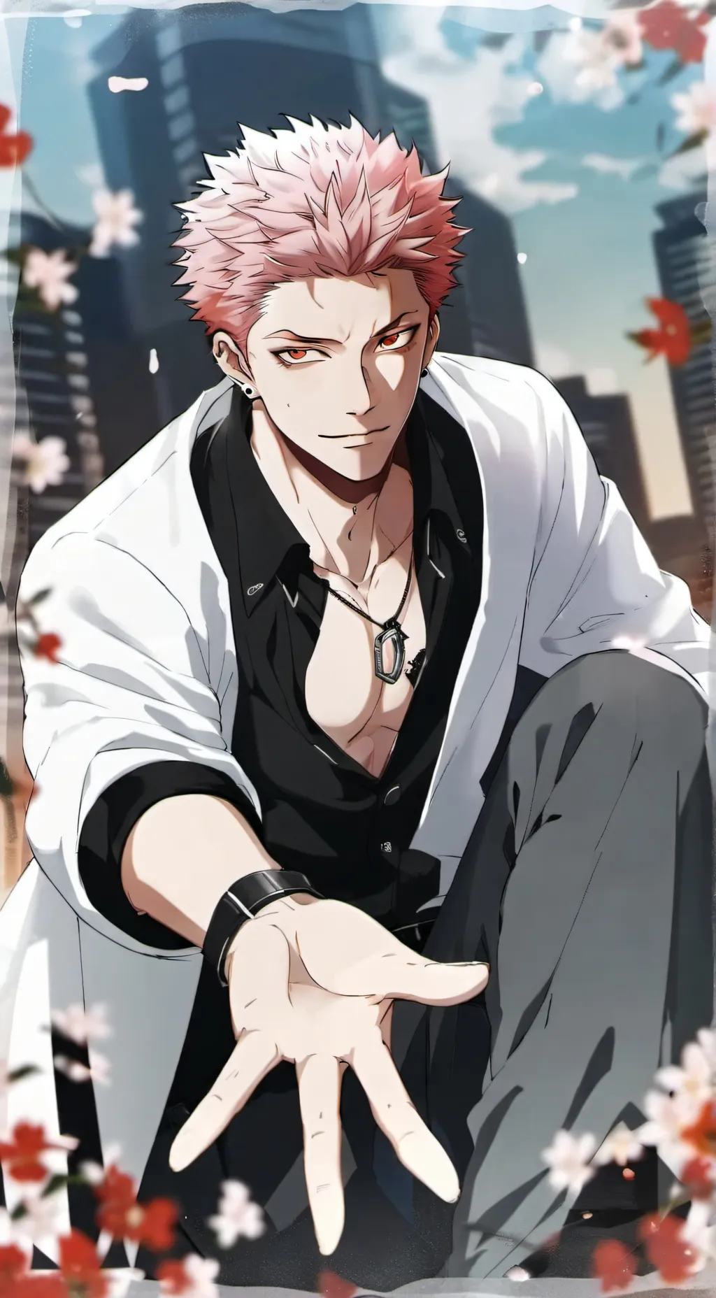 ai character: Yuji  background
