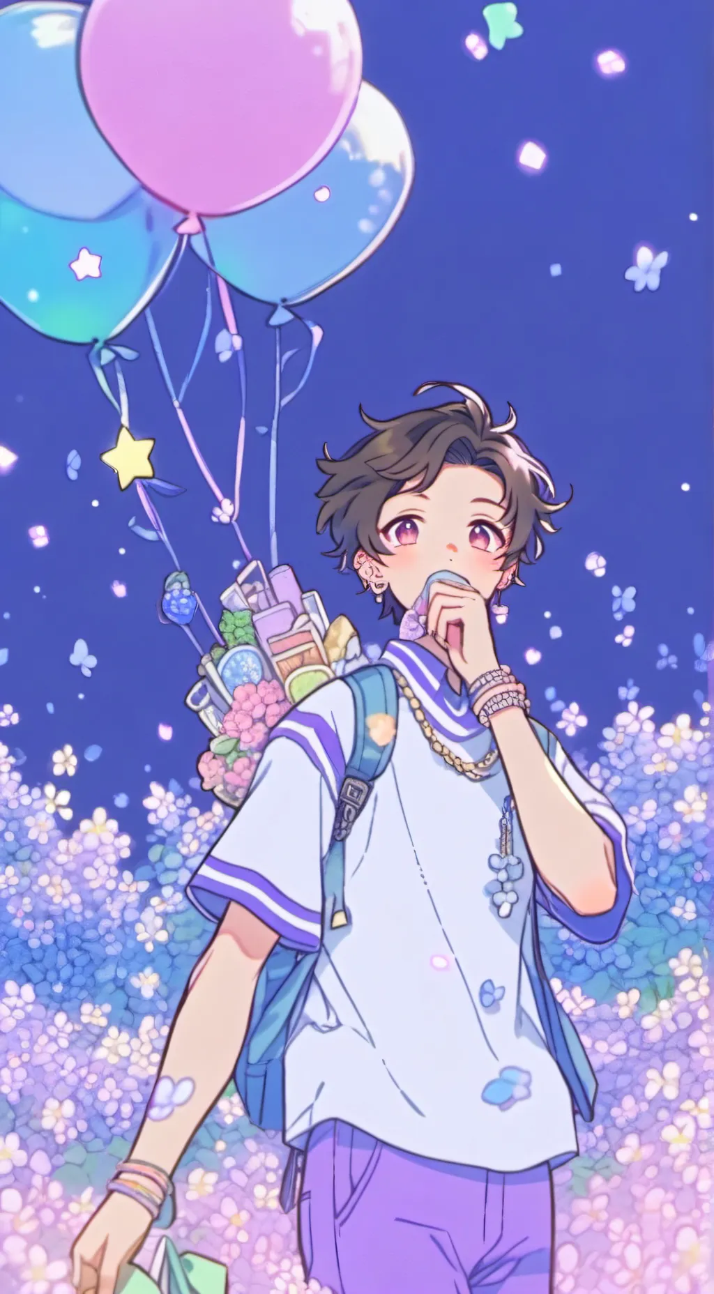 ai character: tanjiro  background