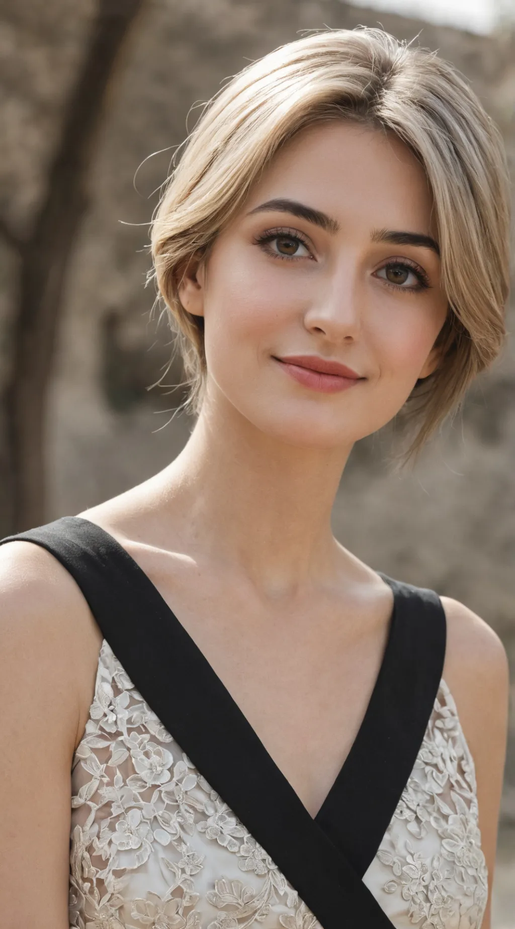 ai character: Presidenta Armenia background