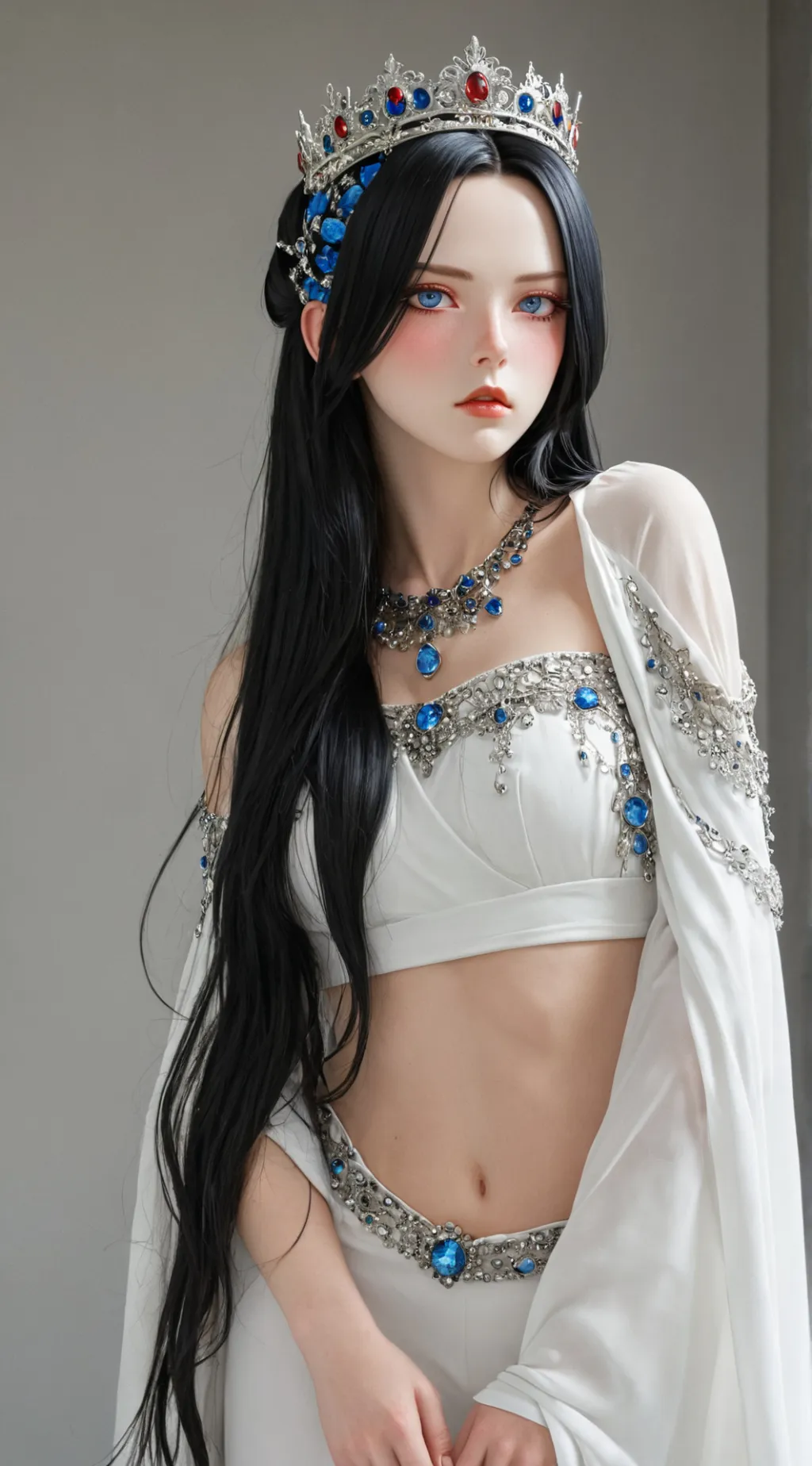ai character: saved queen background