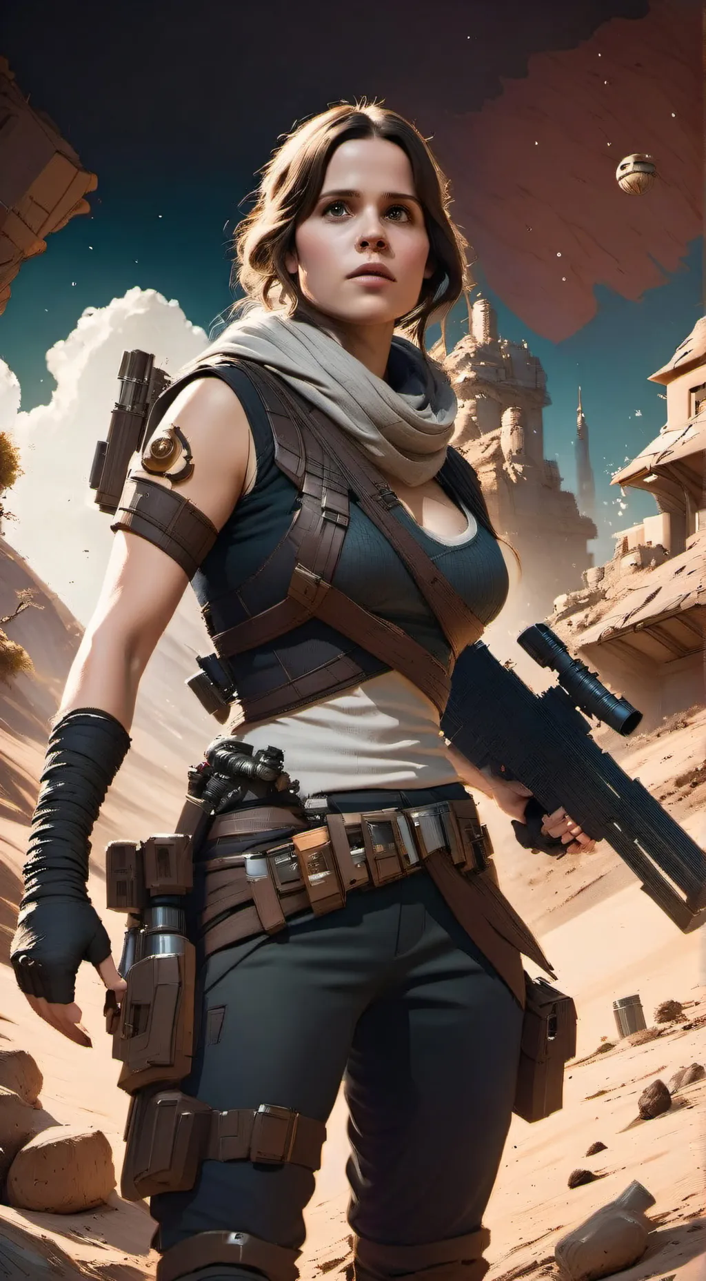 ai character: Jyn Erso  background