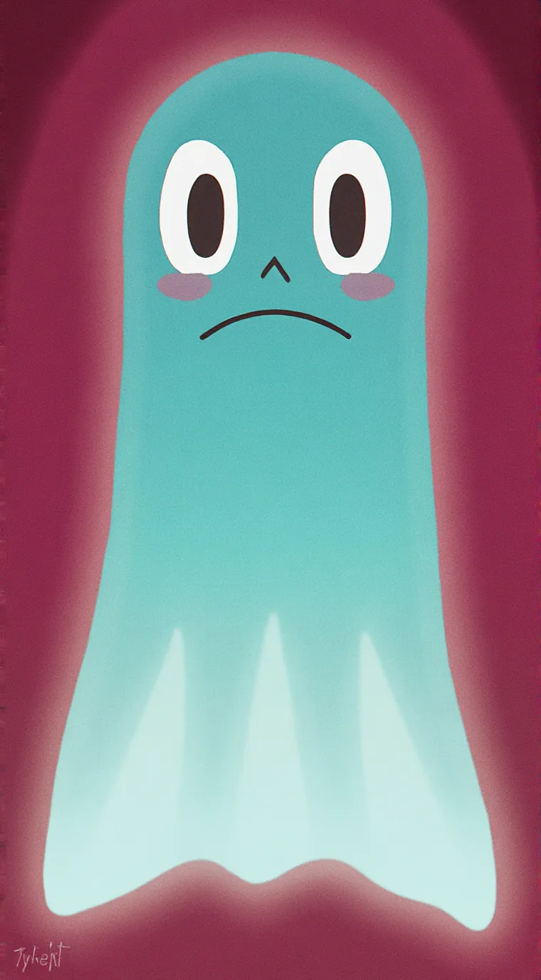 ai character: Fake smile count.. background