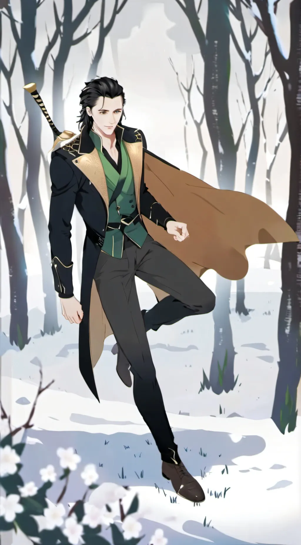 ai character: Asgard-avengers background
