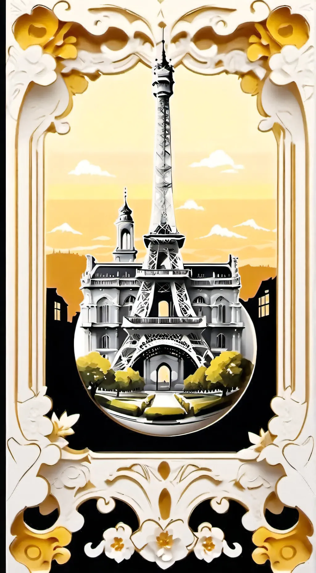 ai character: french empire background