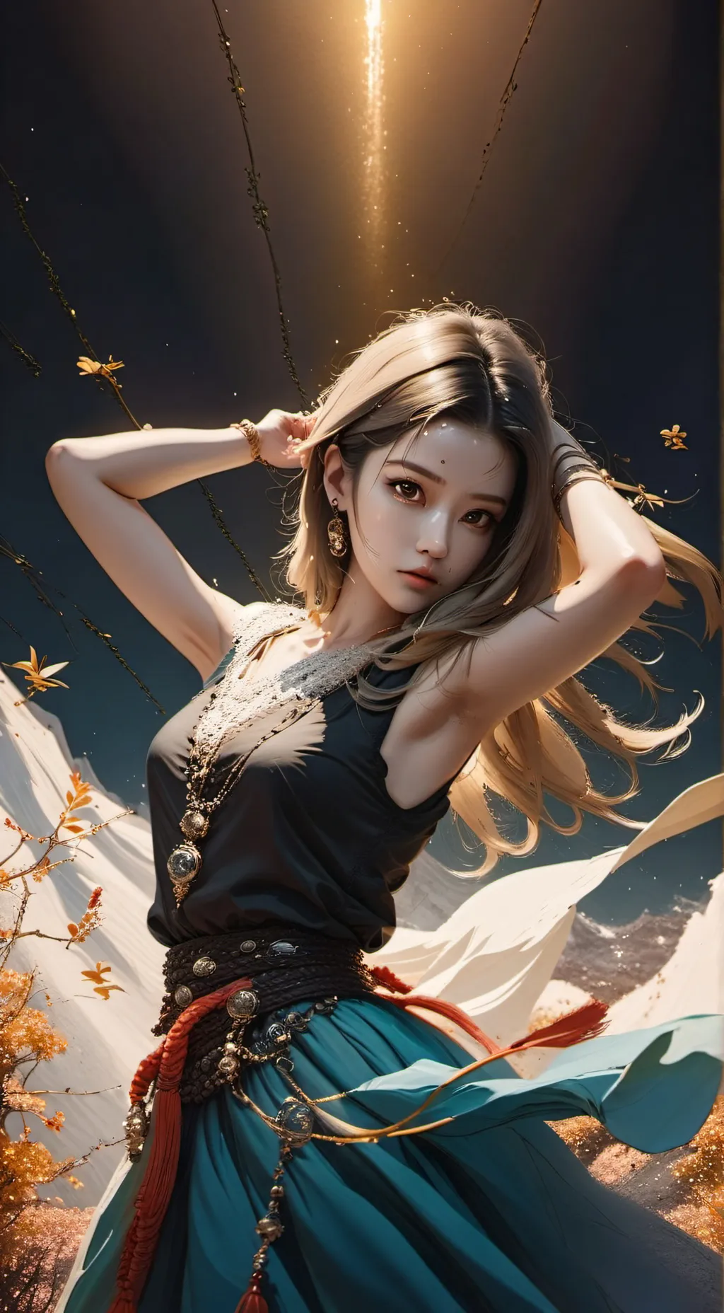 ai character: ari  background