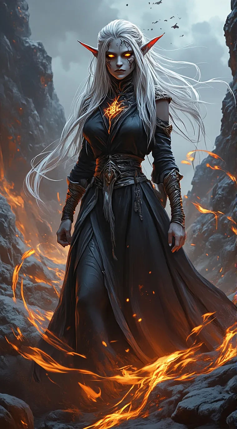 ai character: Queen Nymerae background