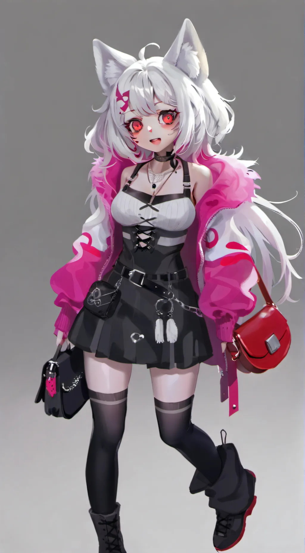 ai character: skullgris  background