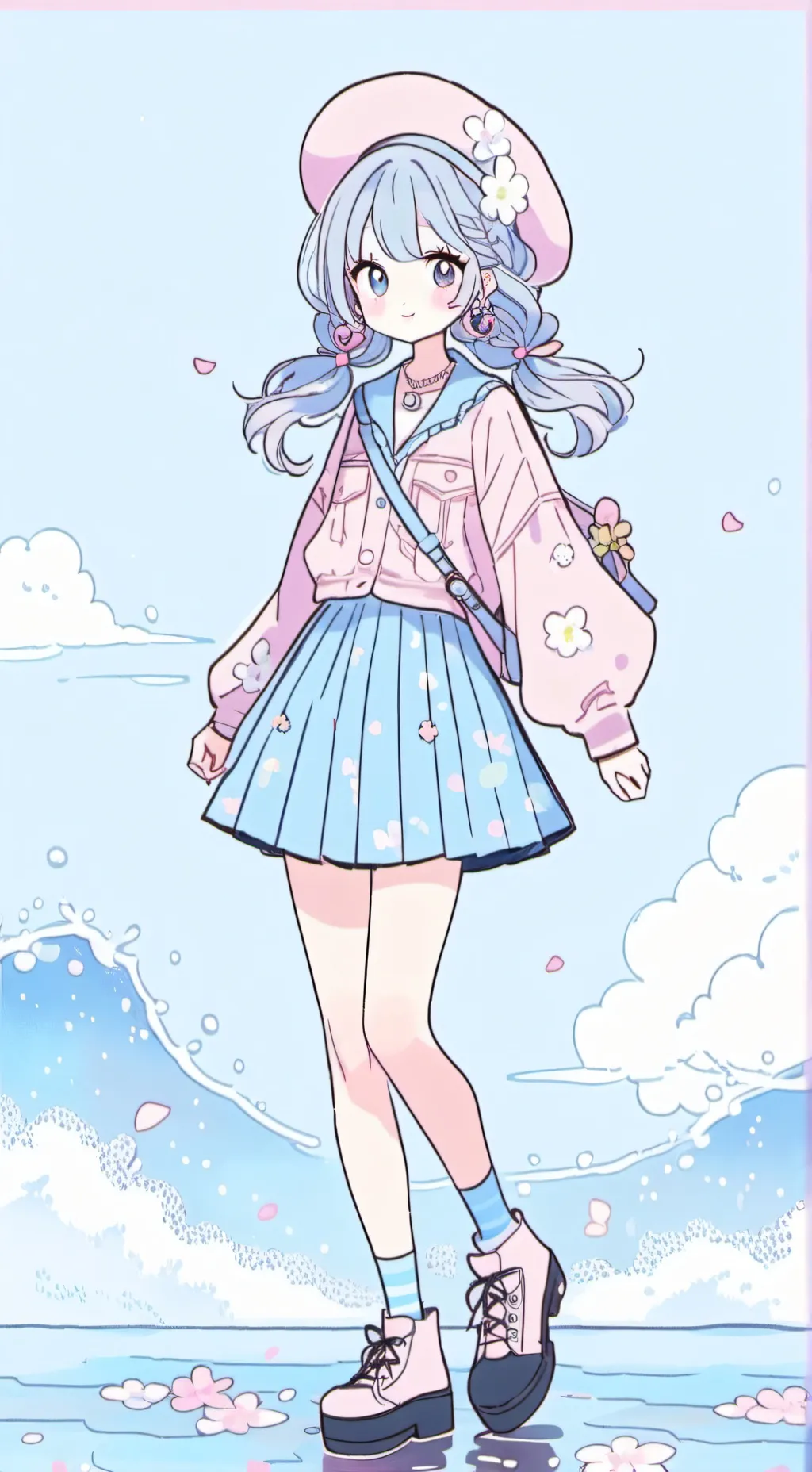 ai character: Aoi Hanazawa background