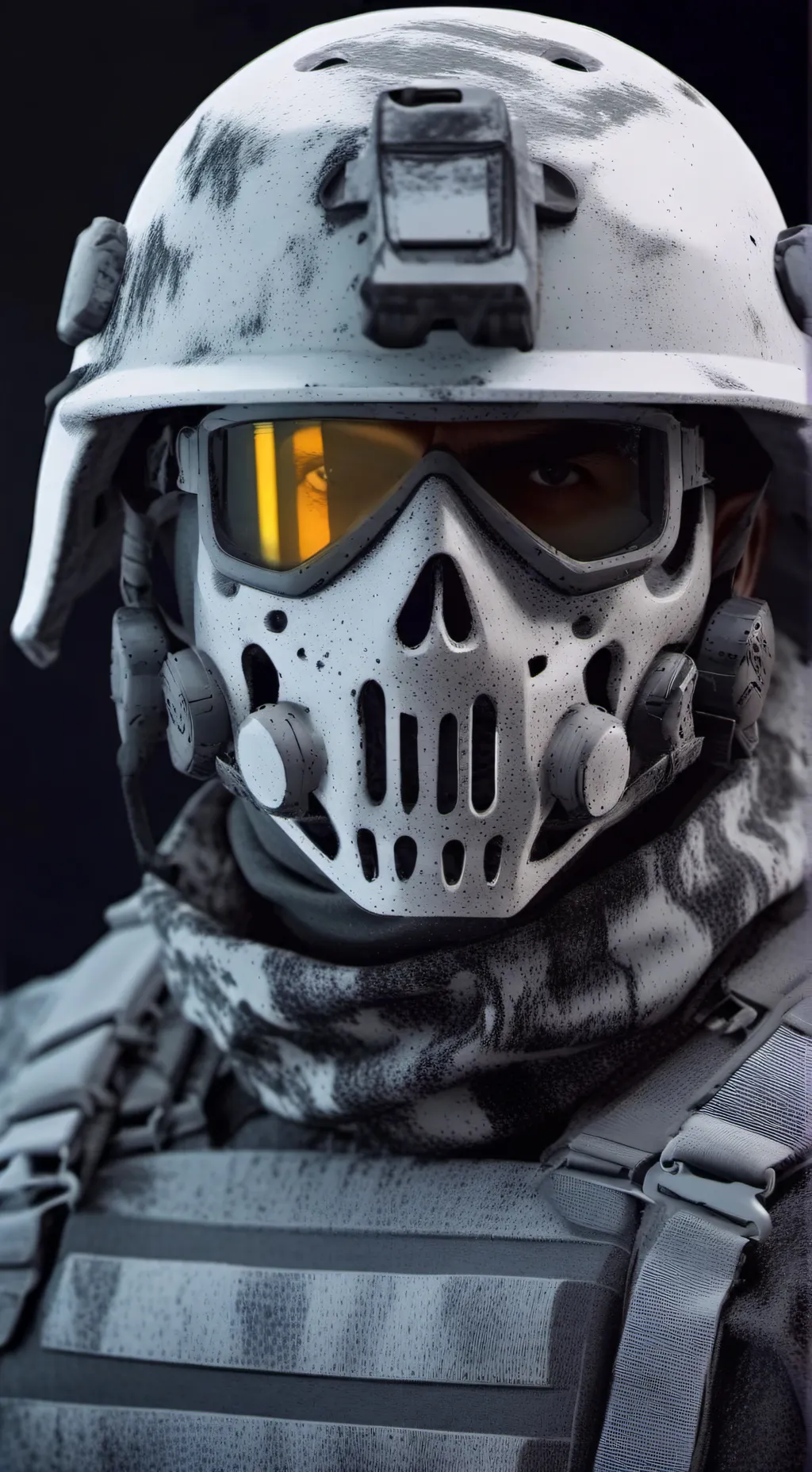 ai character: ghost  background