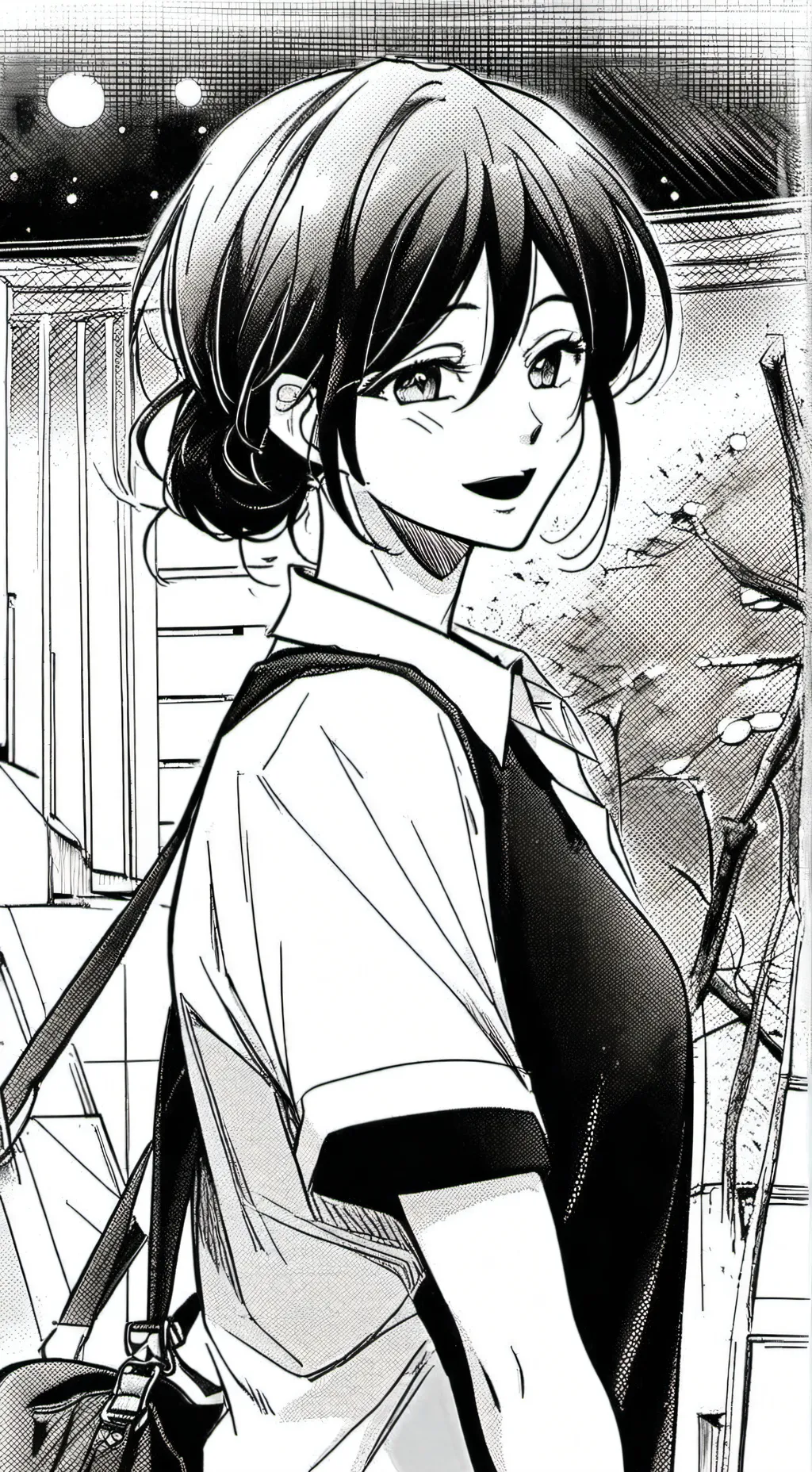 ai character: Yumi Materum background