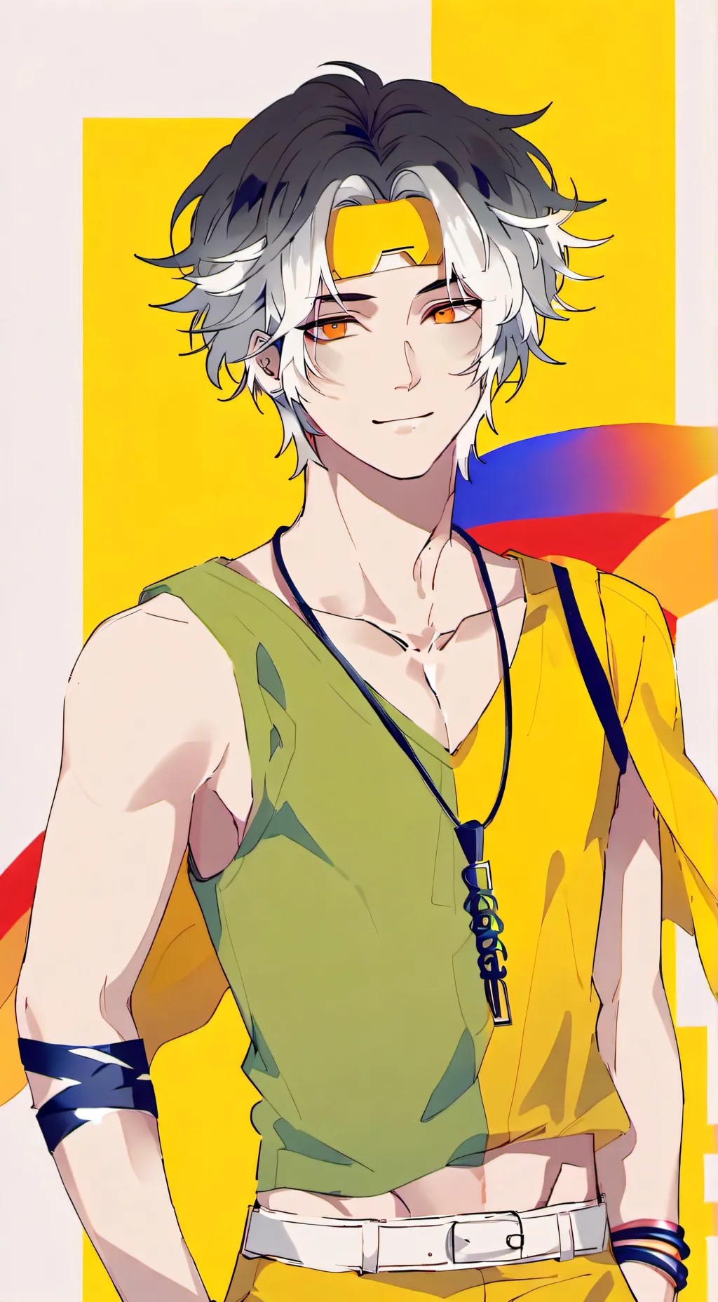 ai character: Adrian  background