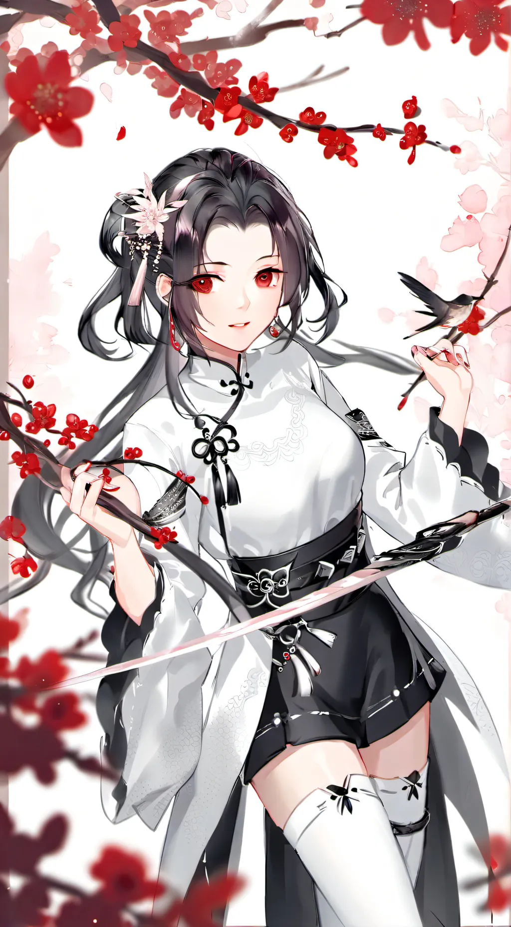 ai character: 芊桦 background