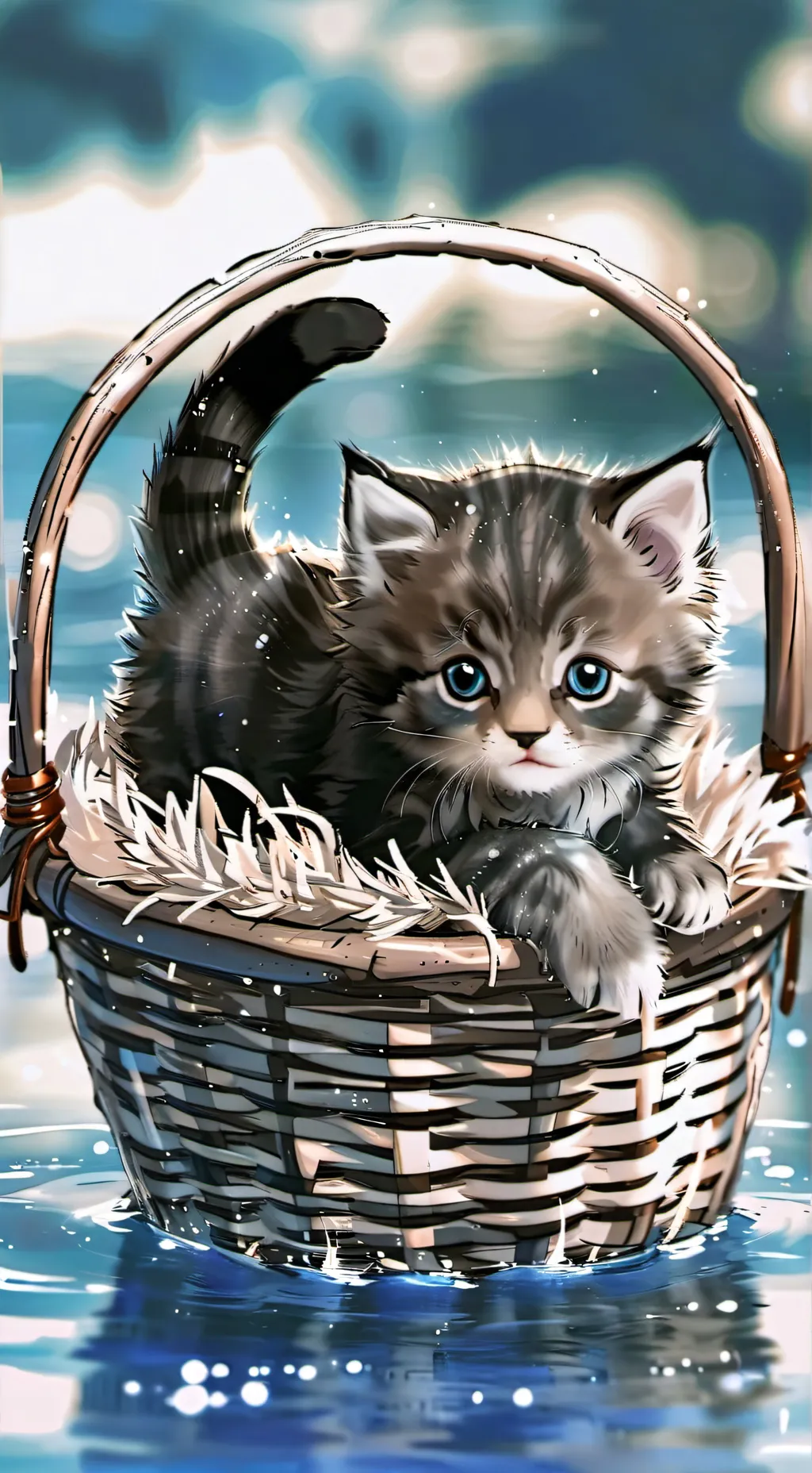 ai character: луля☺️🐱🐈‍⬛ background