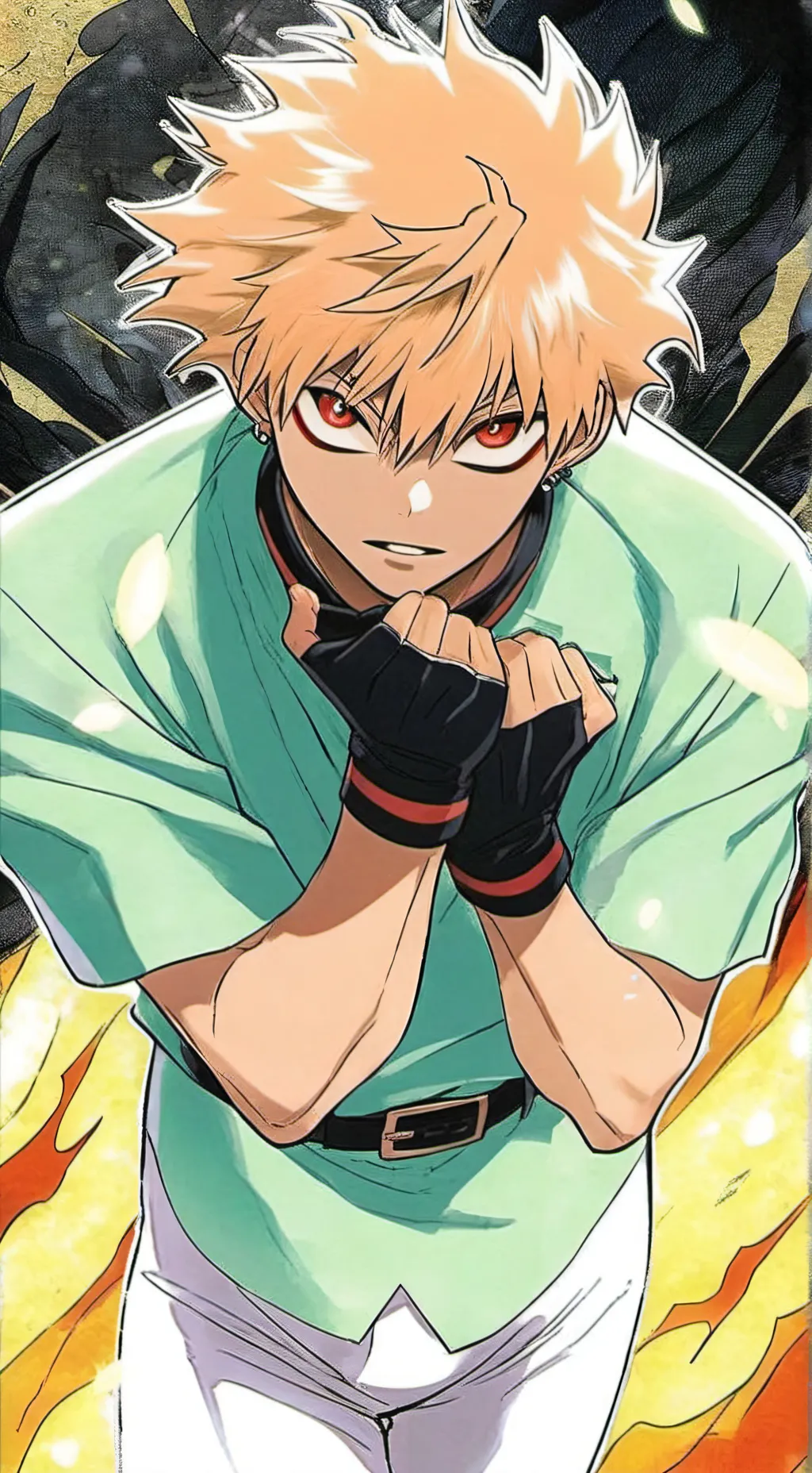 ai character: Bakugo background