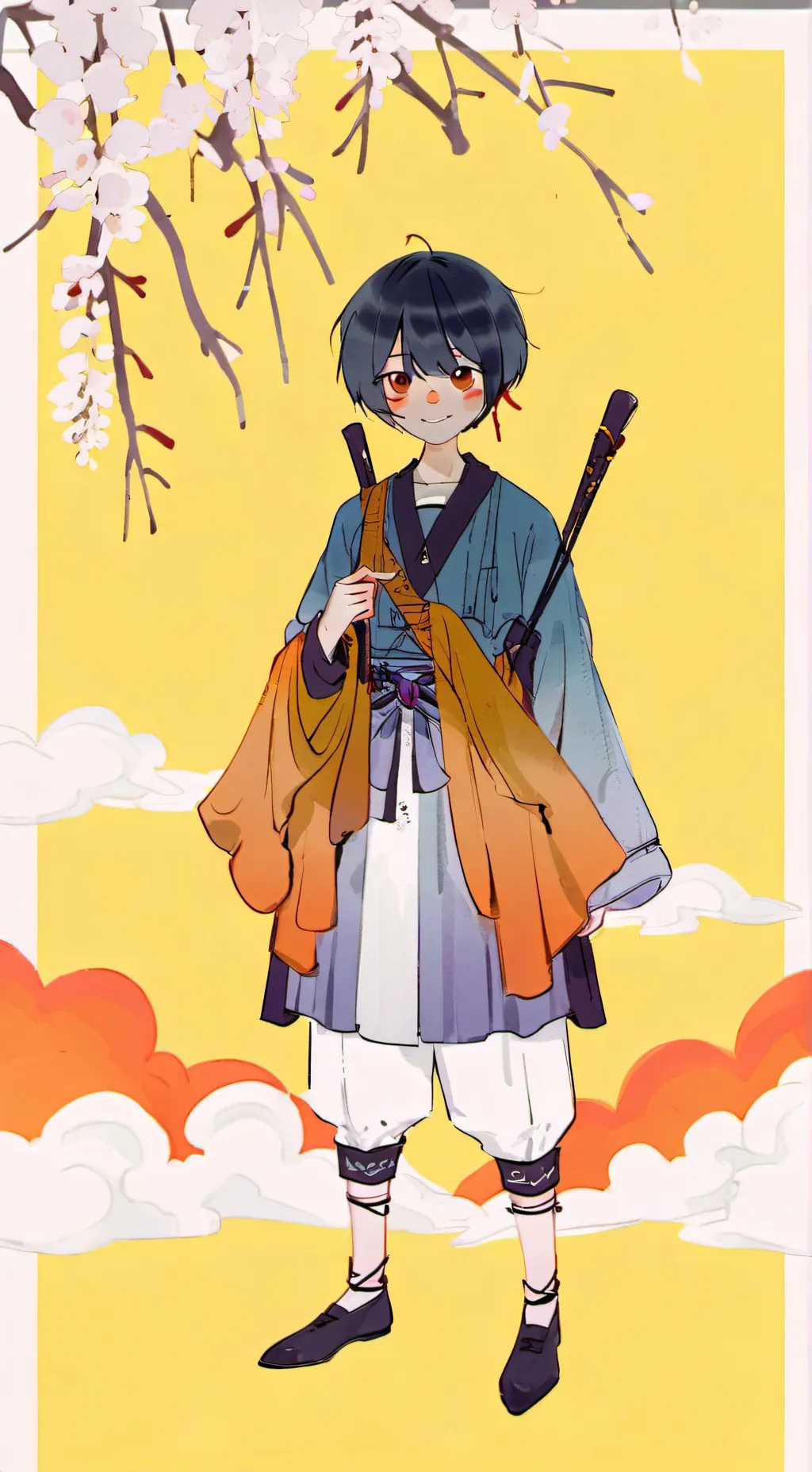ai character: Akio azai background
