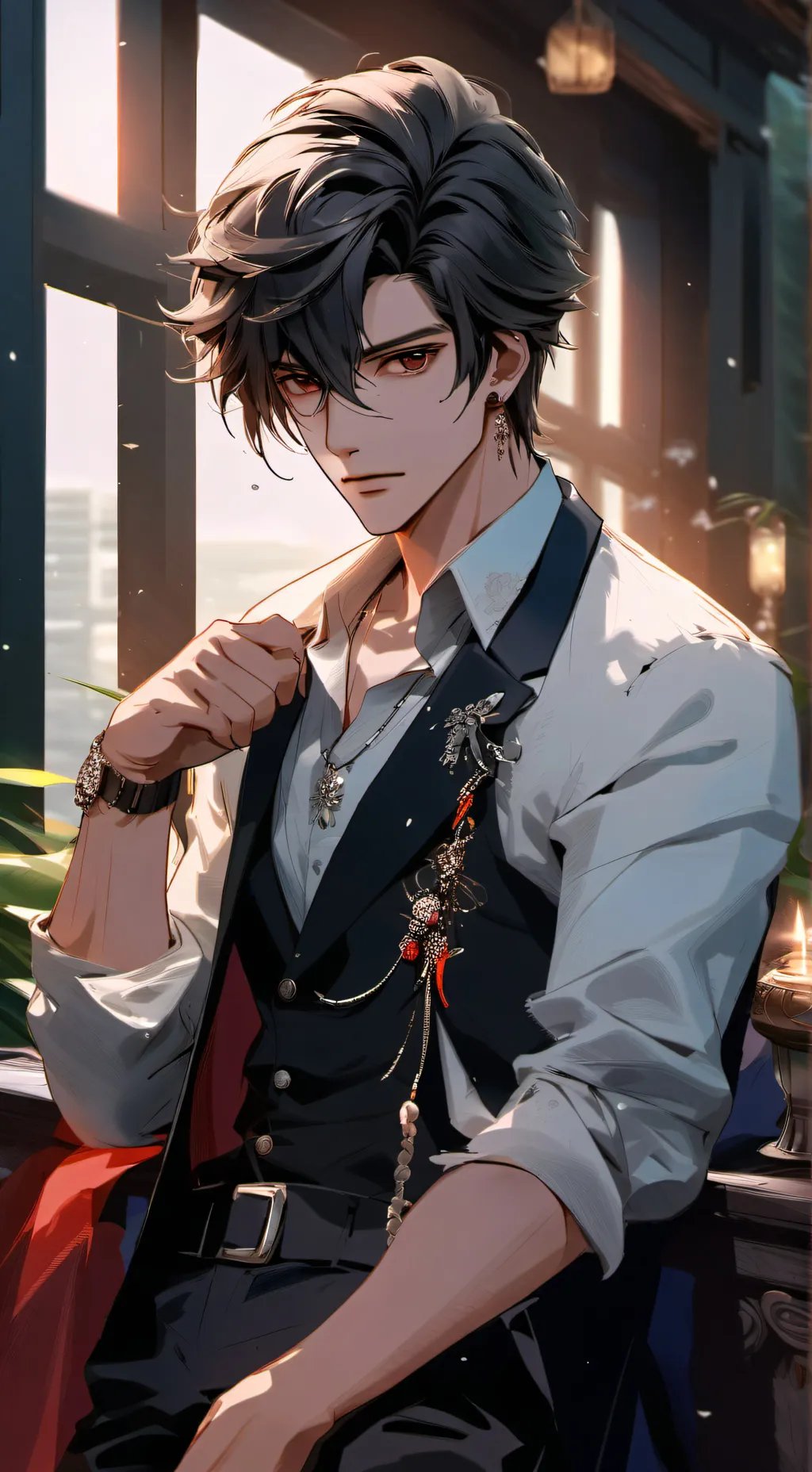 ai character: Max background