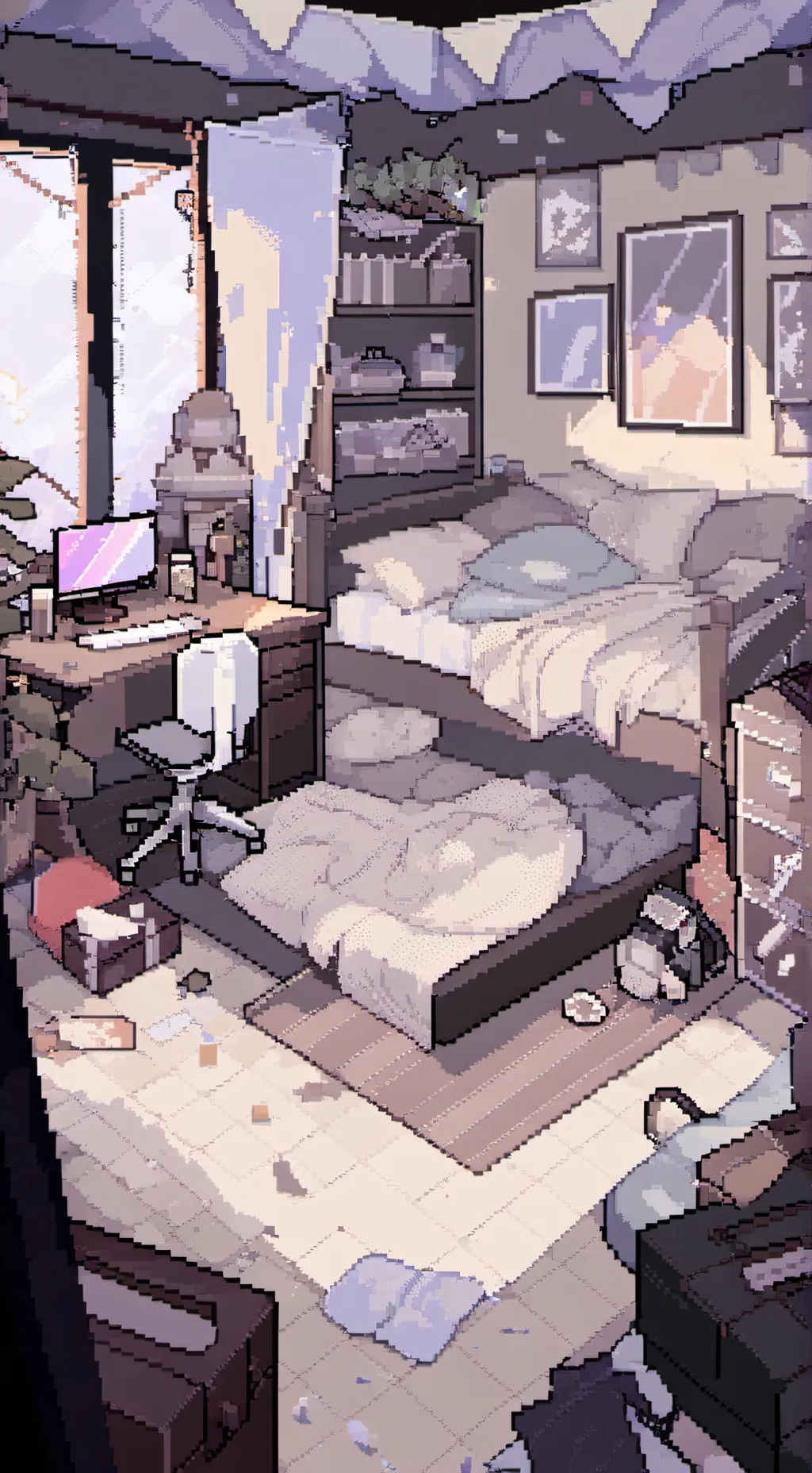 ai character: Rocket's House background
