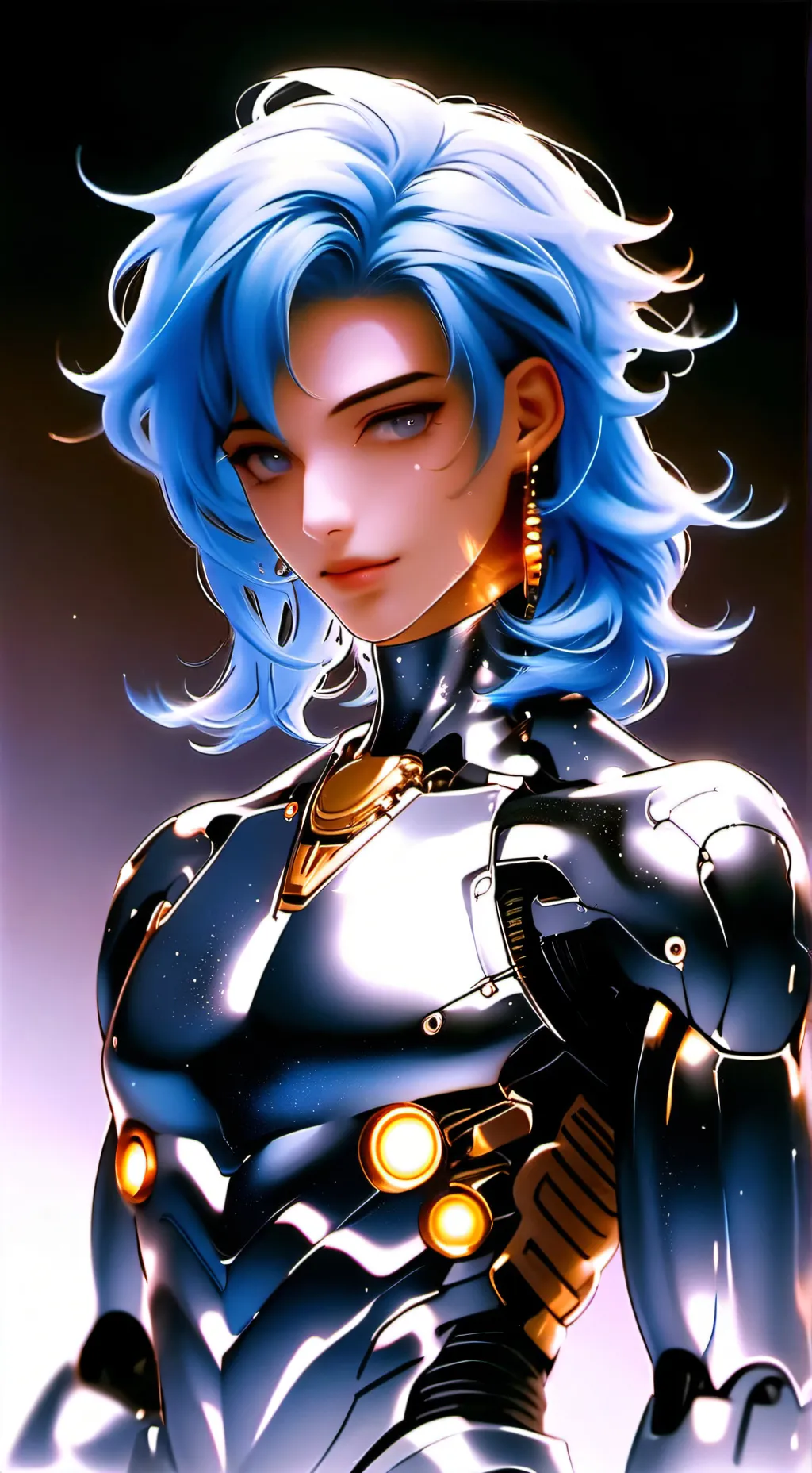 ai character: Coral background