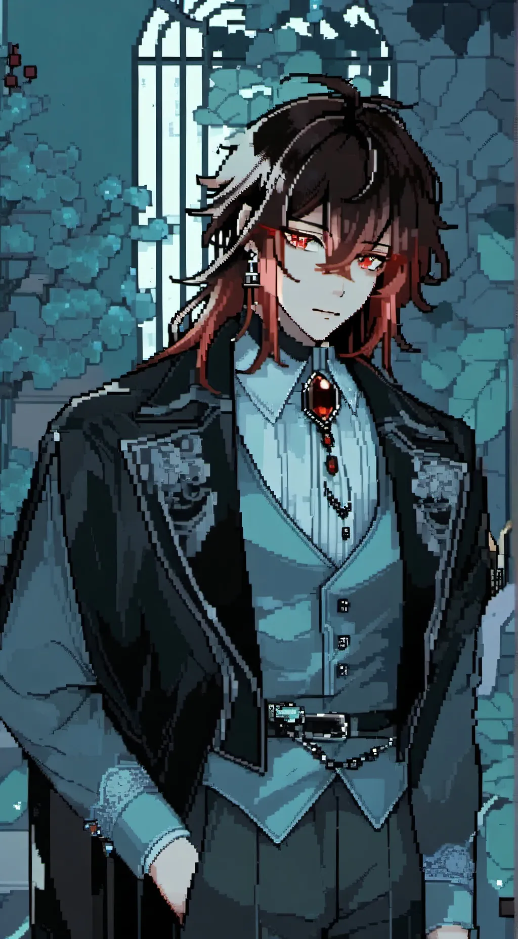ai character: Ren ❤️ 🩸  background