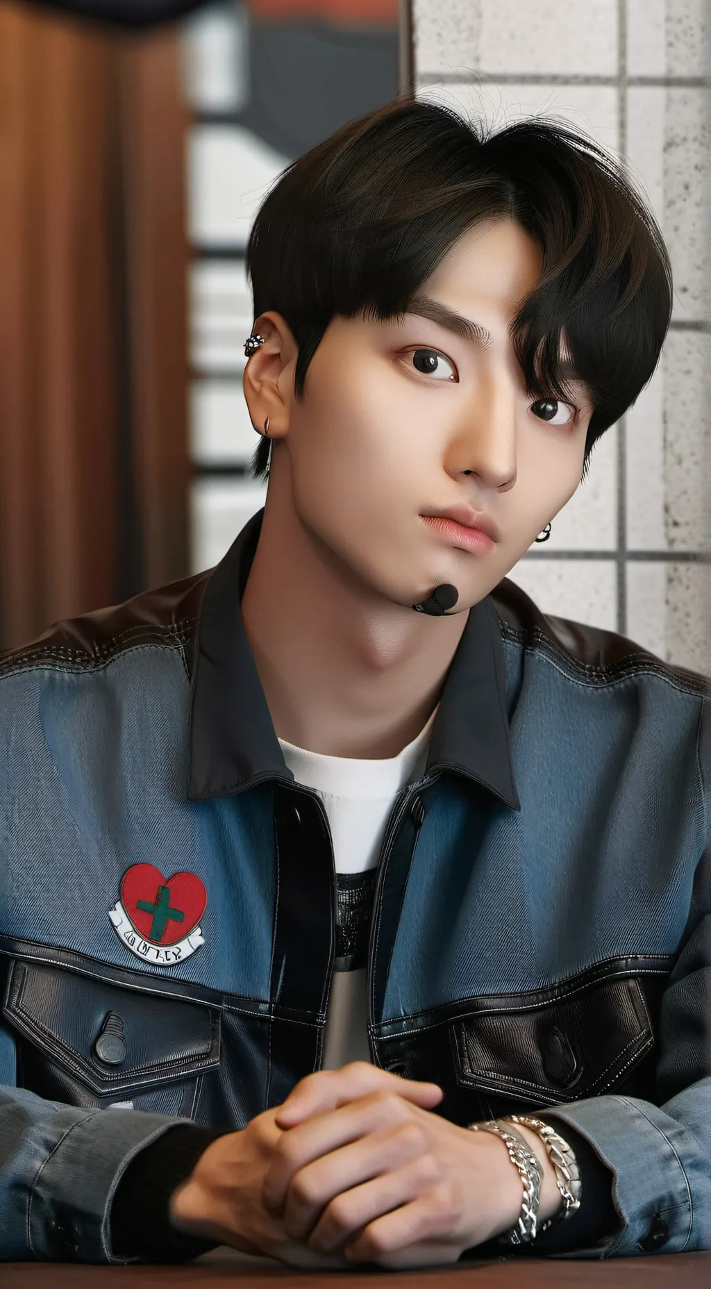 ai character: Jungkookie❤️ background