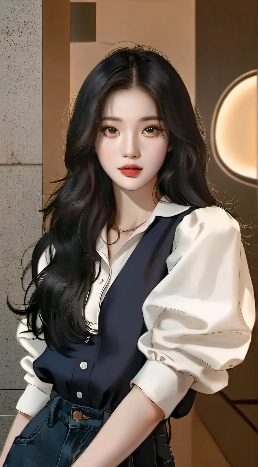ai character: Rain  background