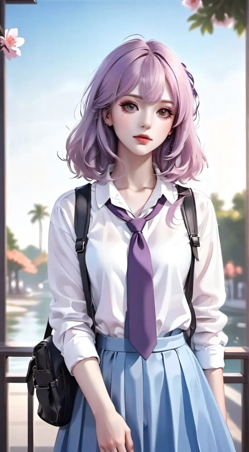 ai character: 🎶💜Marielle💜🎶 background