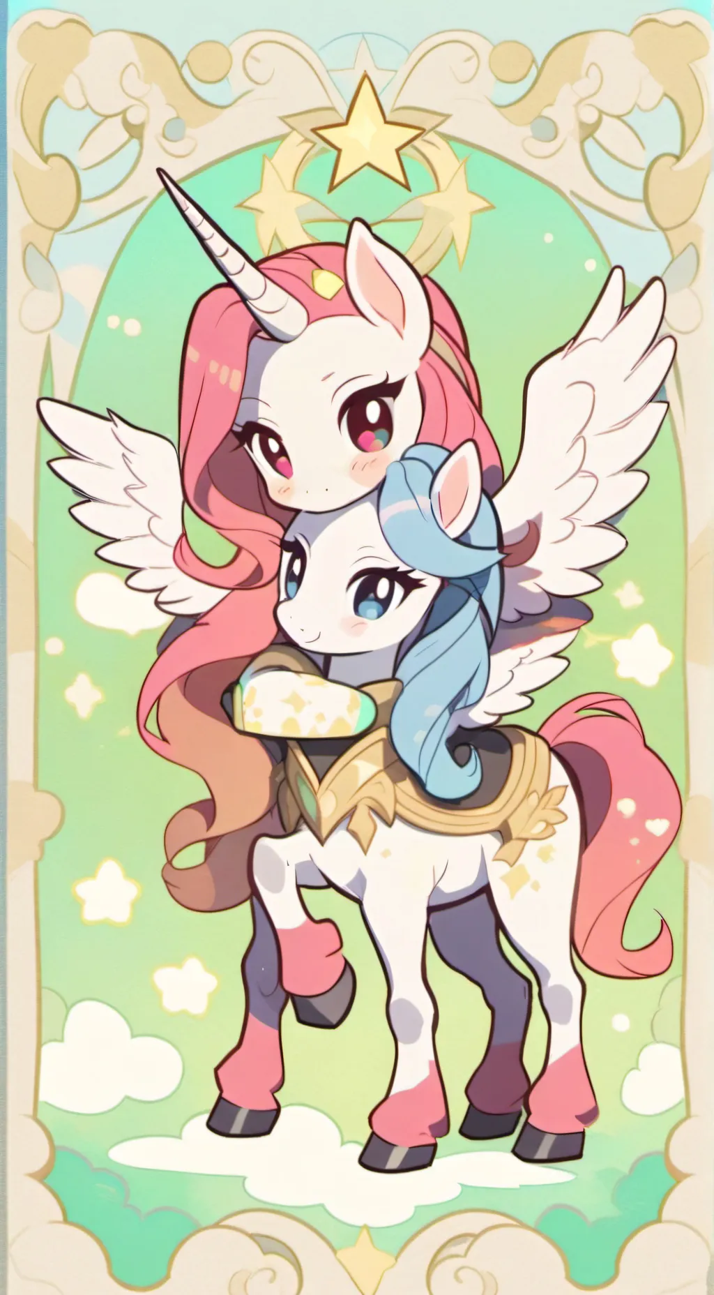 ai character: SMG4 x Mlp background