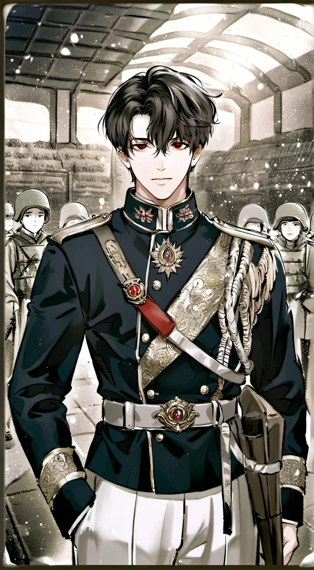 ai character: tu amigo el milita background