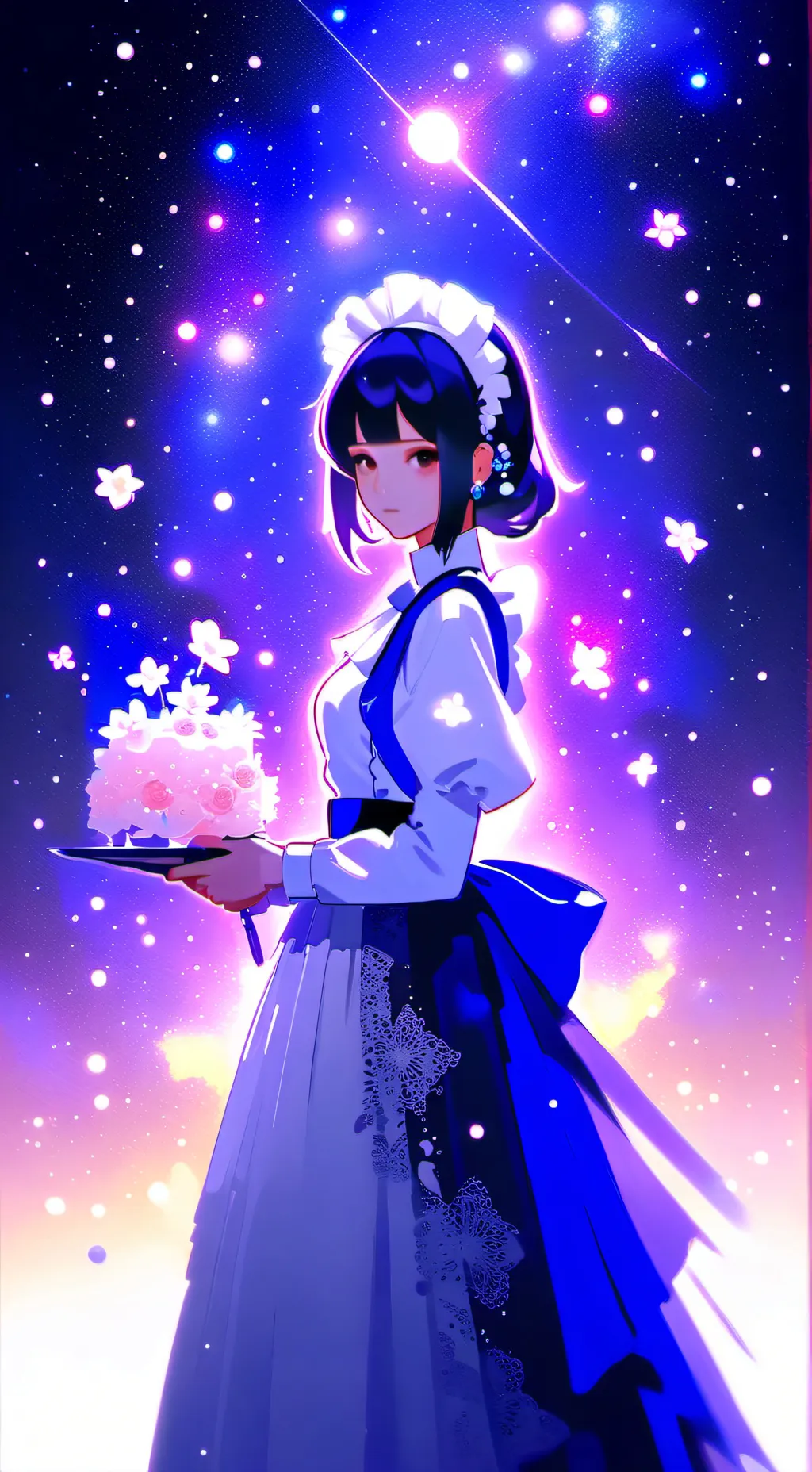 ai character: maid background