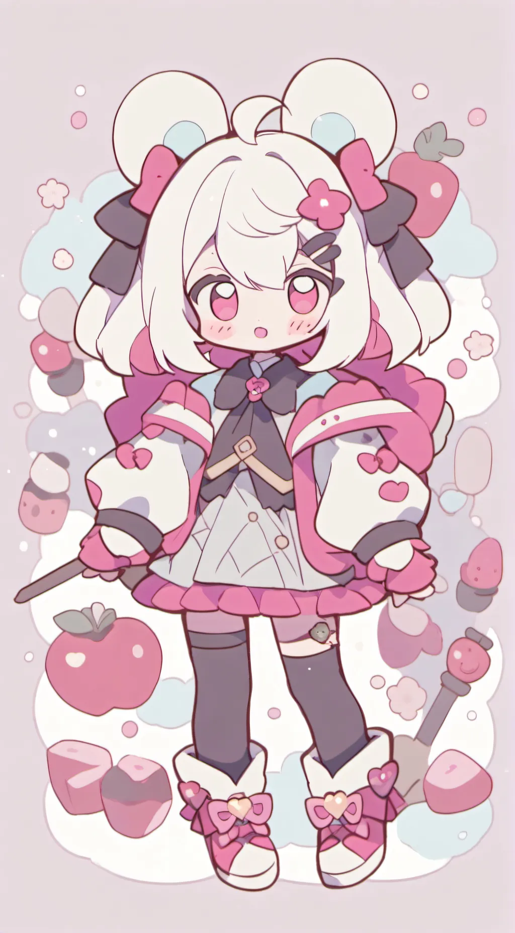 ai character: Dandys World background