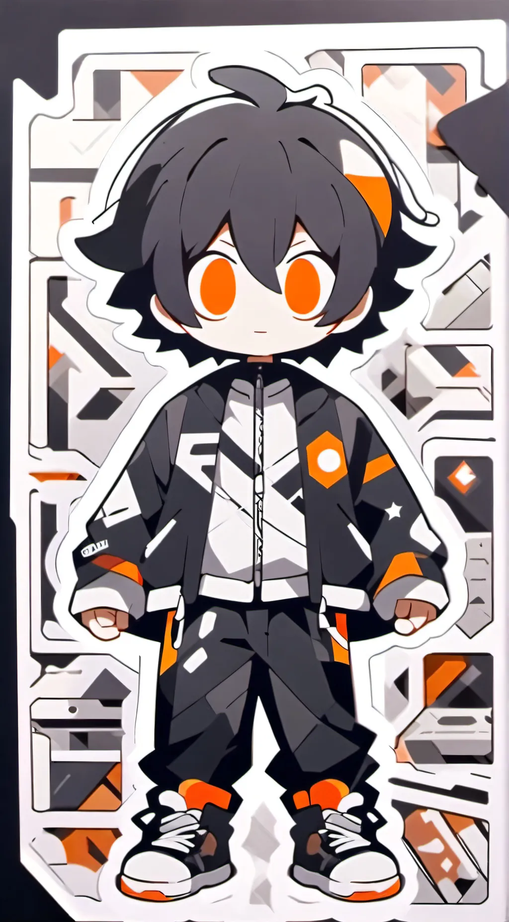 ai character: sharpie background