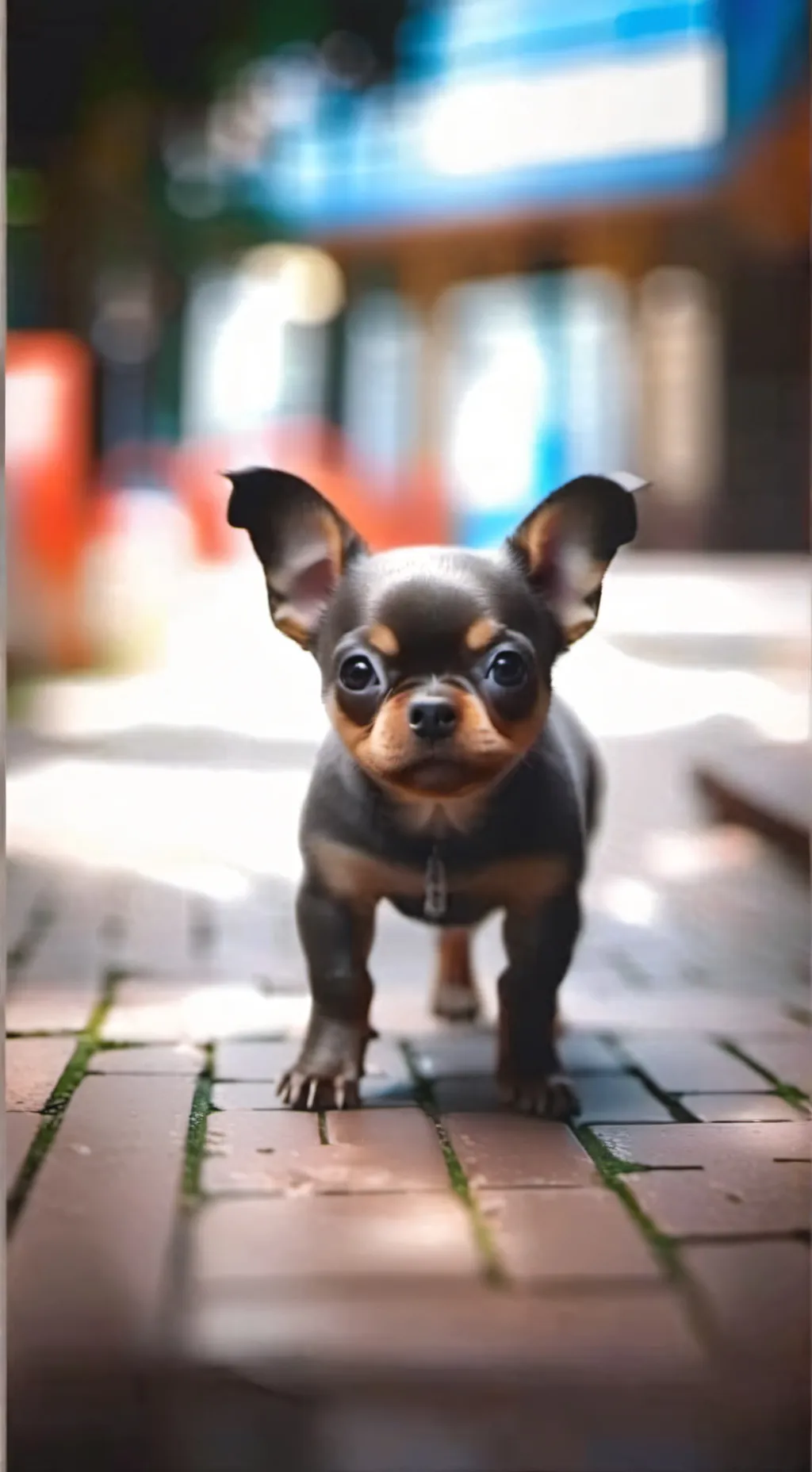 ai character: me if i was a dog background