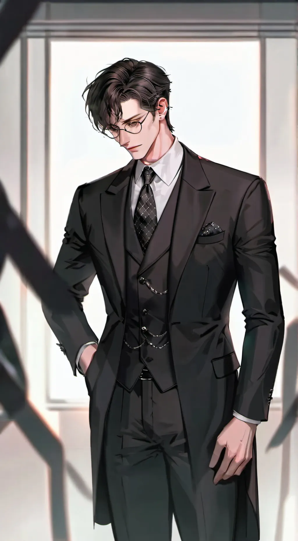 ai character: Draven Watson  background
